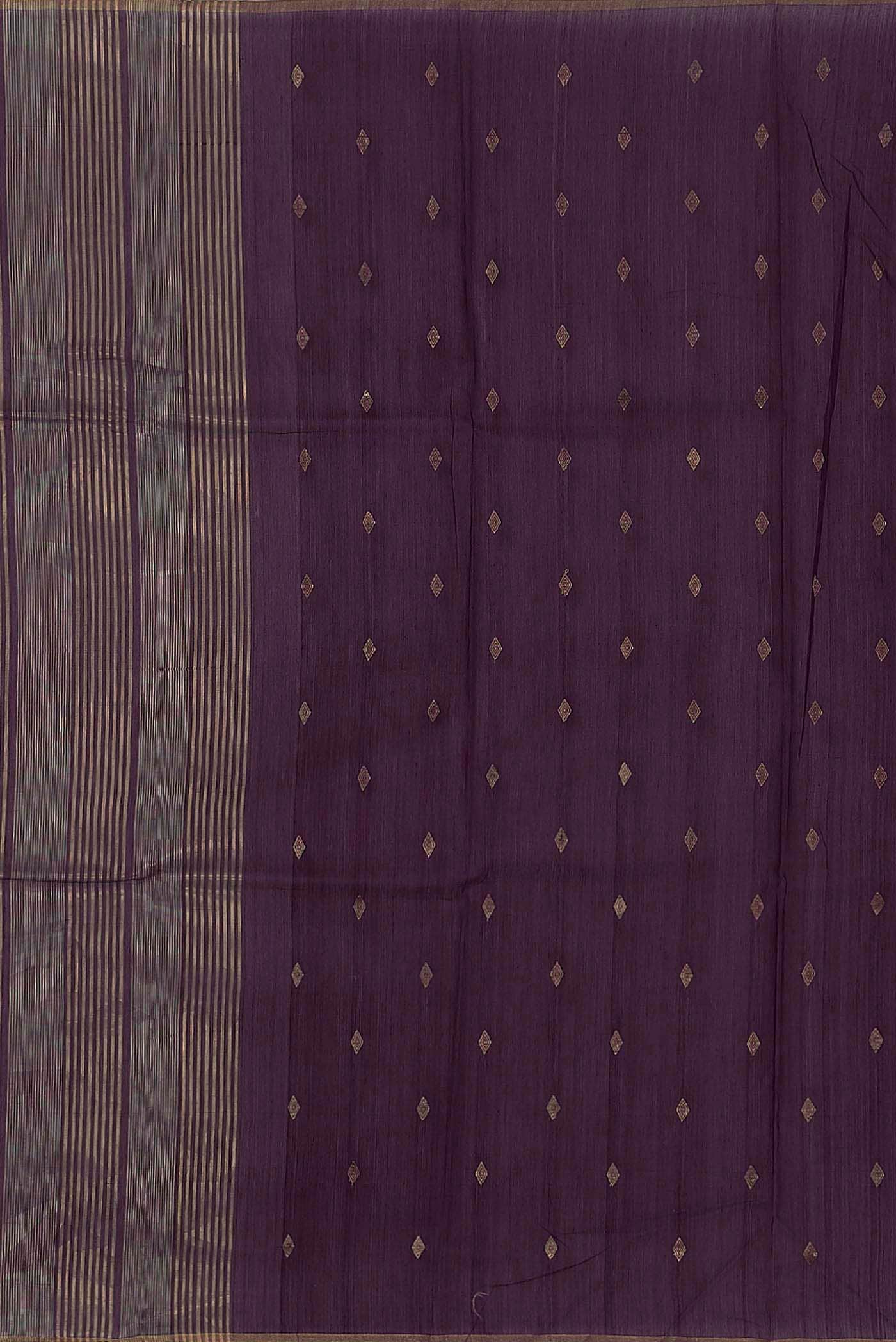 Violet Maheshwari Silk Cotton Saree