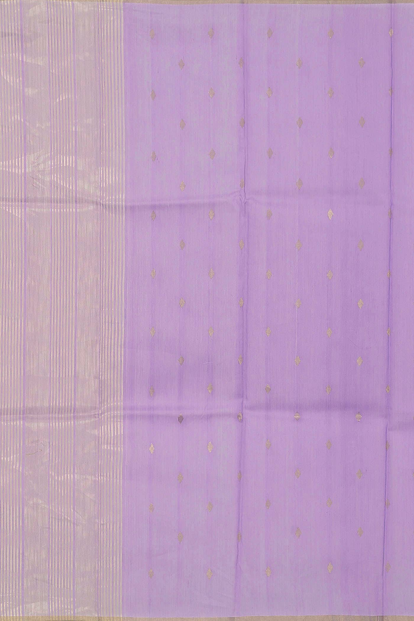 Lavender Maheshwari Silk Cotton Saree