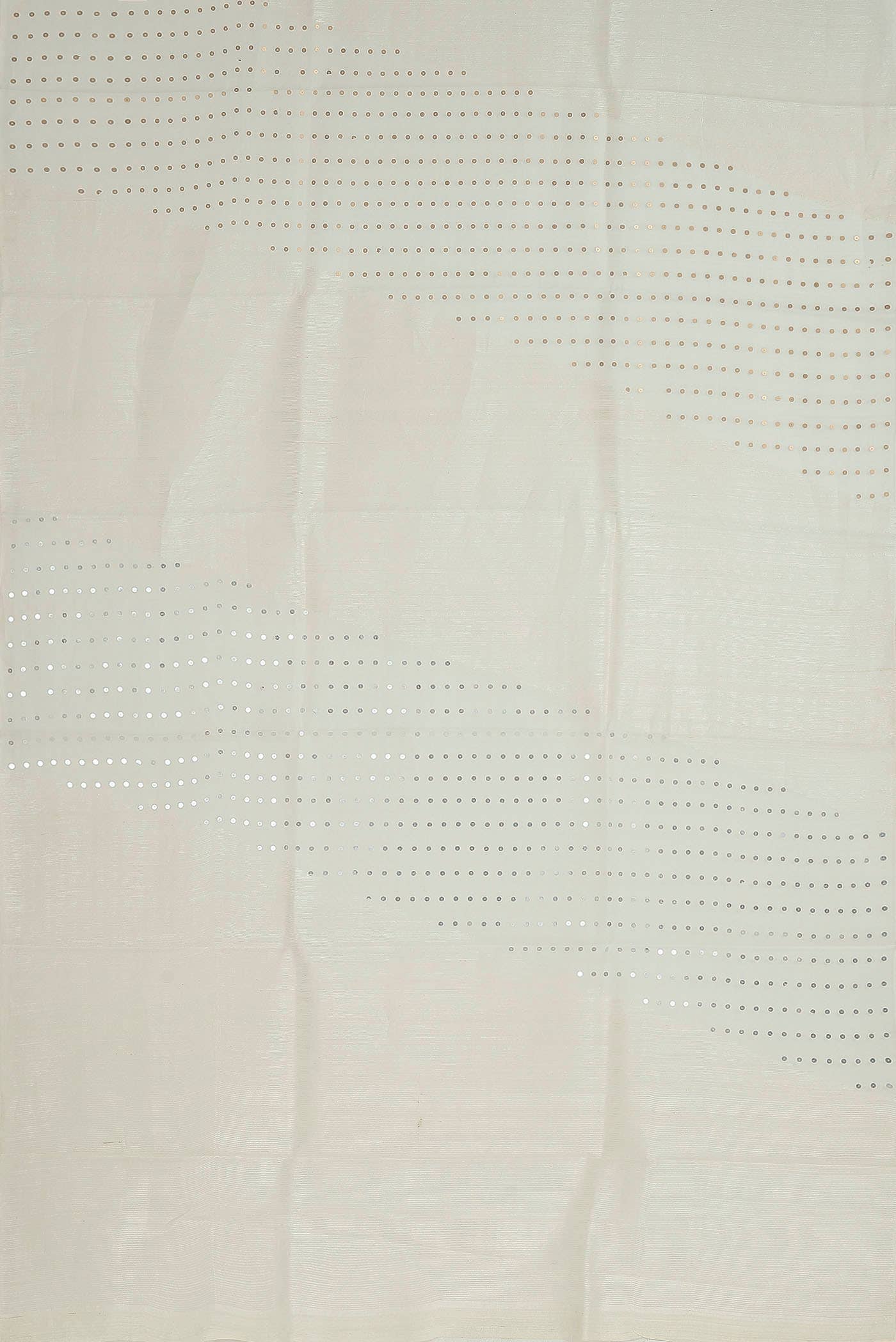 White Bhagalpuri Tussar Silk Saree