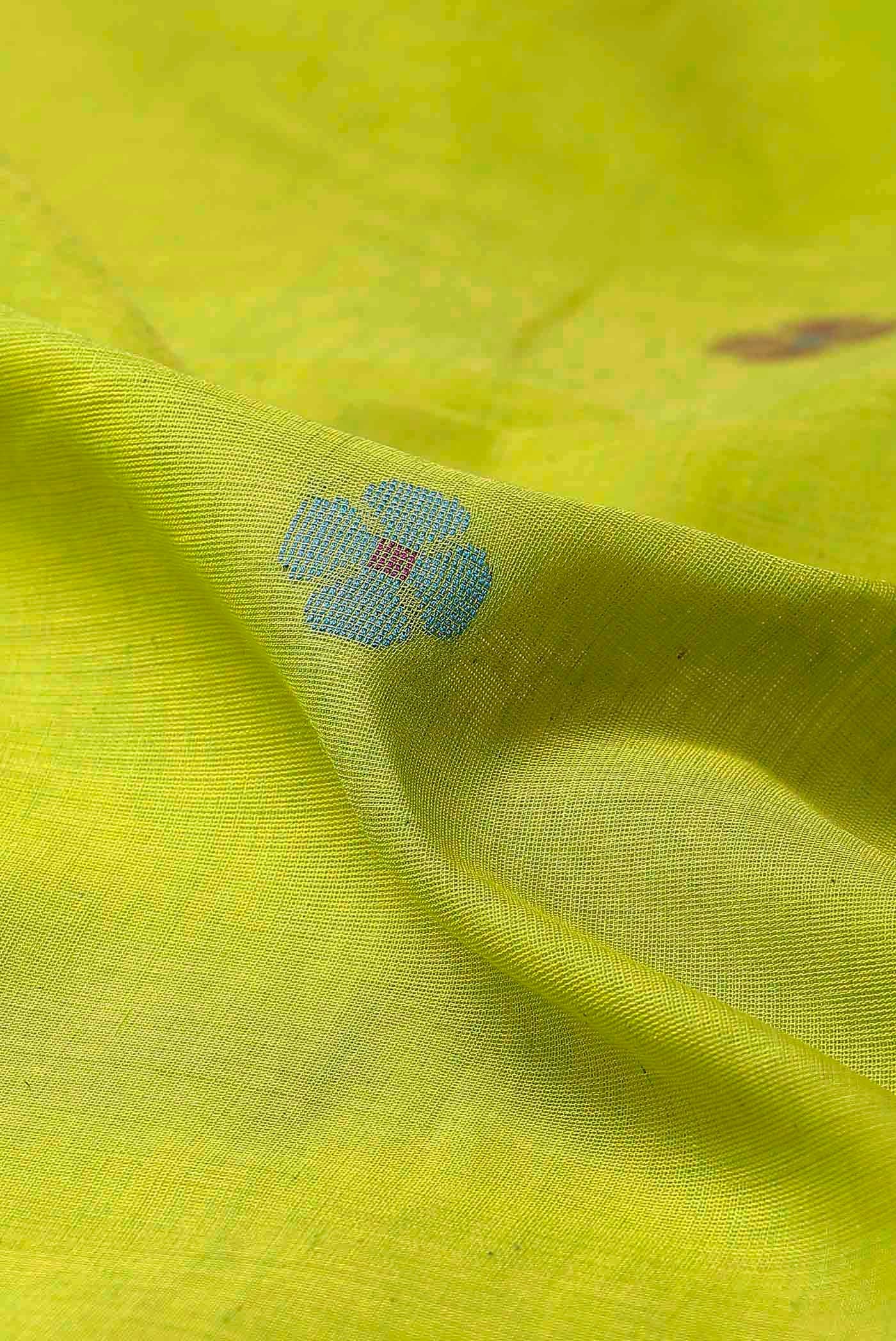 Green Bengal Cotton Saree