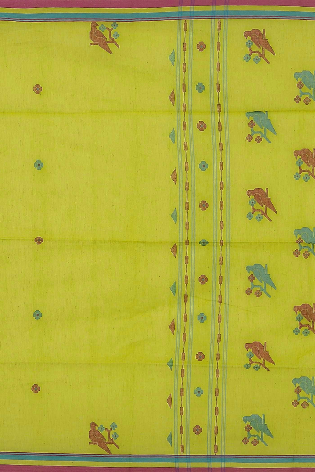 Green Bengal Cotton Saree