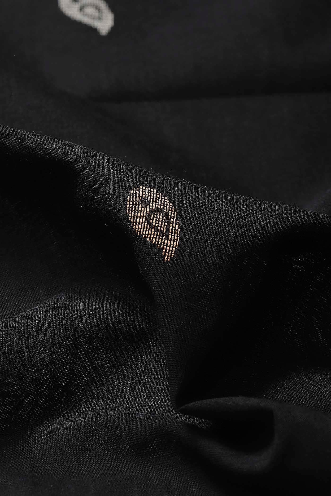 Black Bengal Cotton Saree