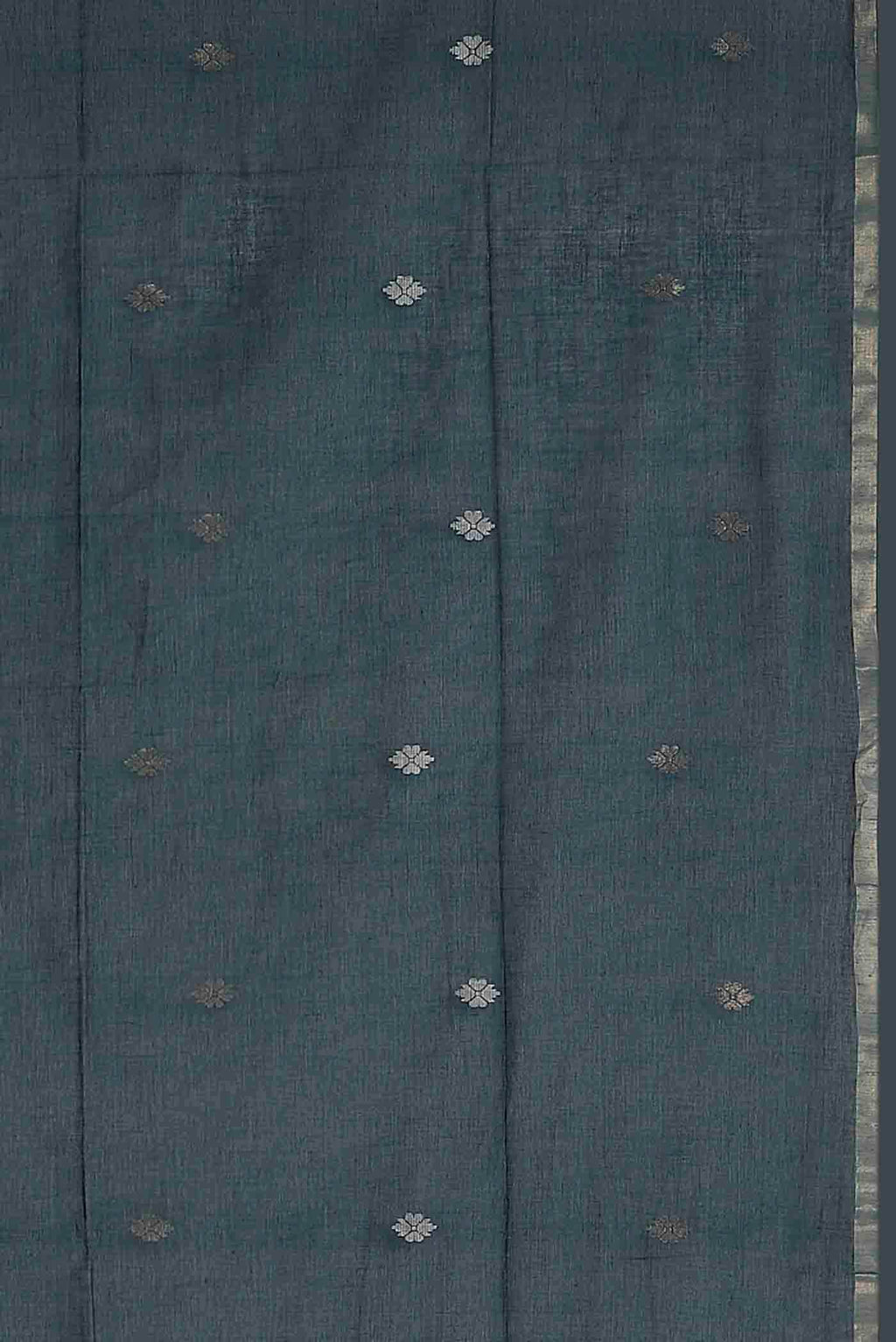 Blue Bengal Cotton Saree