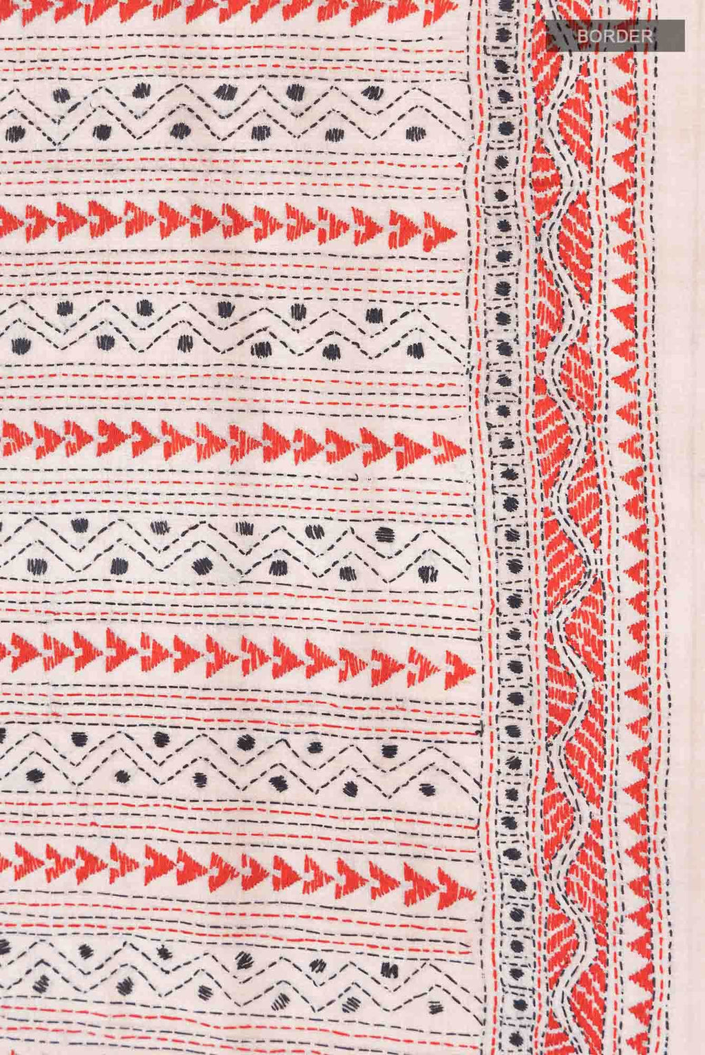 Off White Tussar Saree
