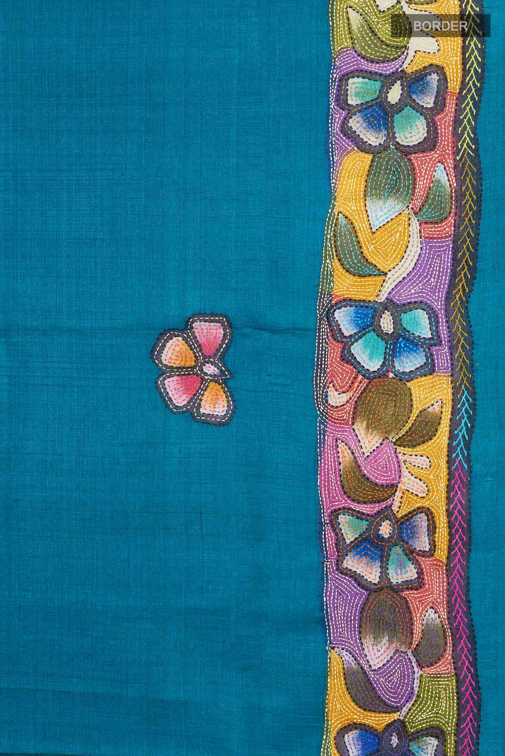 Maya Blue Tussar Saree