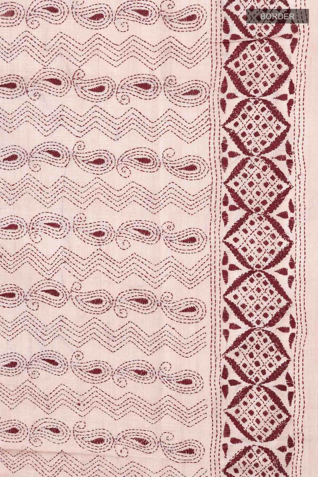 Beige Tussar Saree