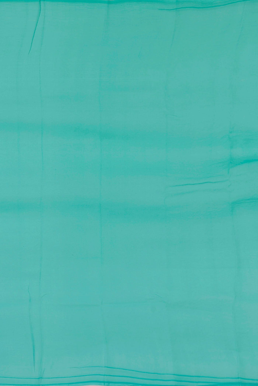 Turquoise Mysore Chiffon Saree