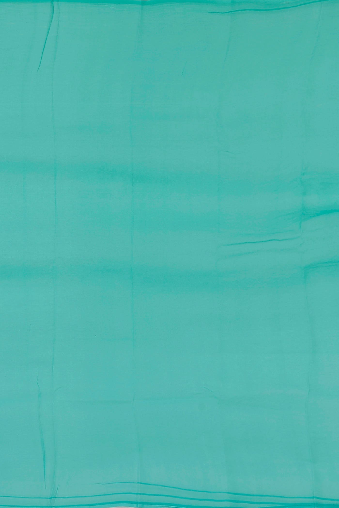 Turquoise Mysore Chiffon Saree
