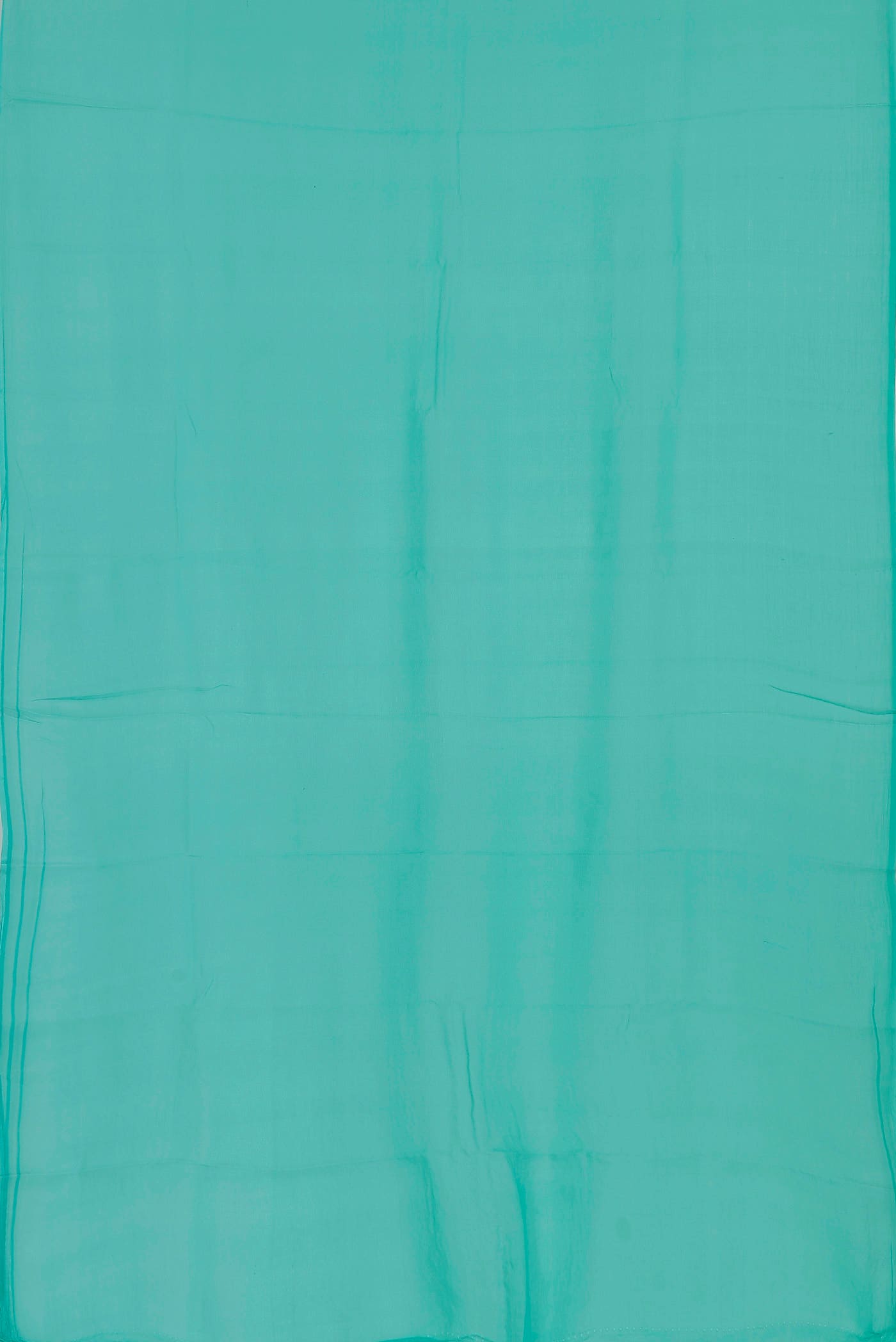 Turquoise Mysore Chiffon Saree
