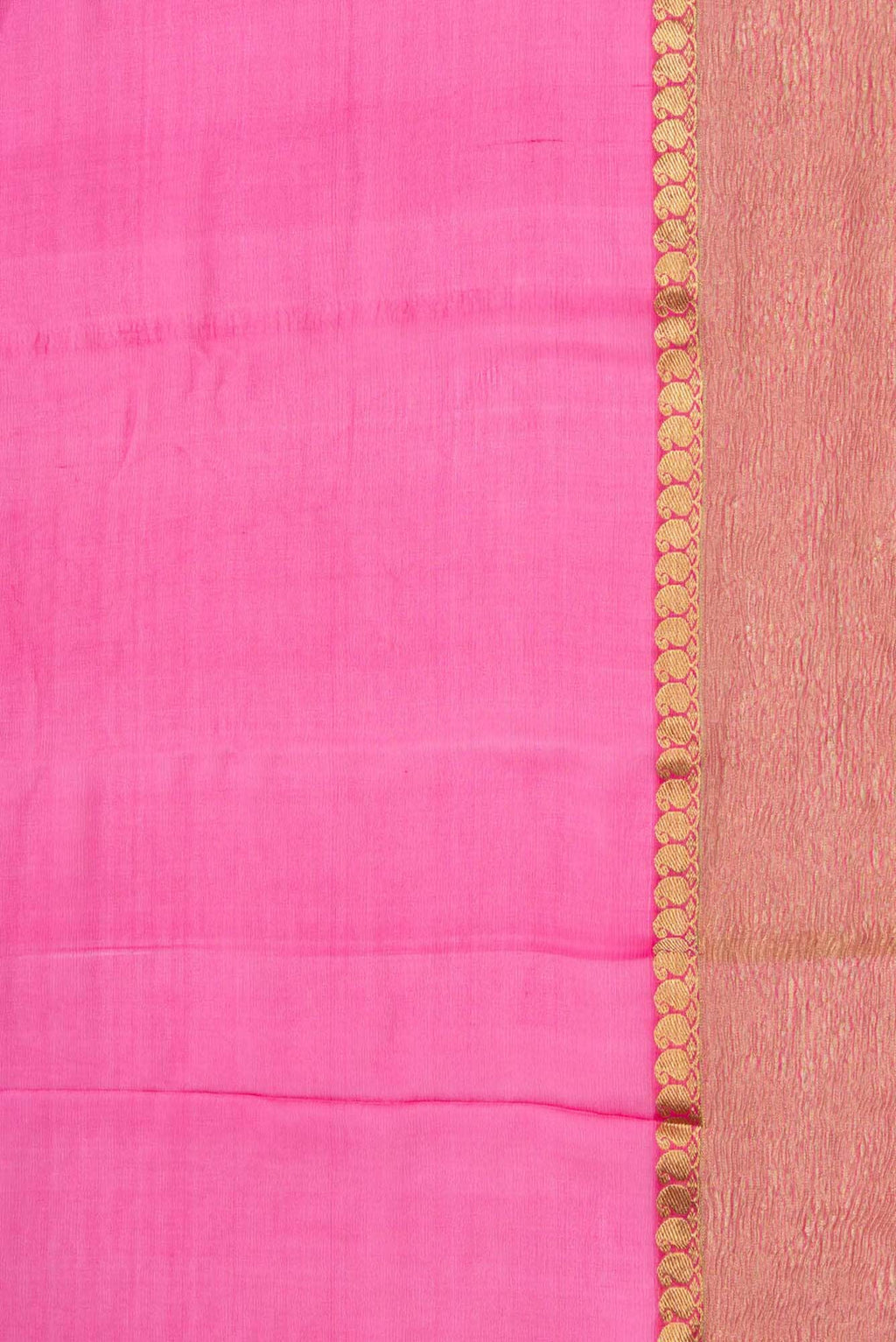Dark Pink Chiffon Saree