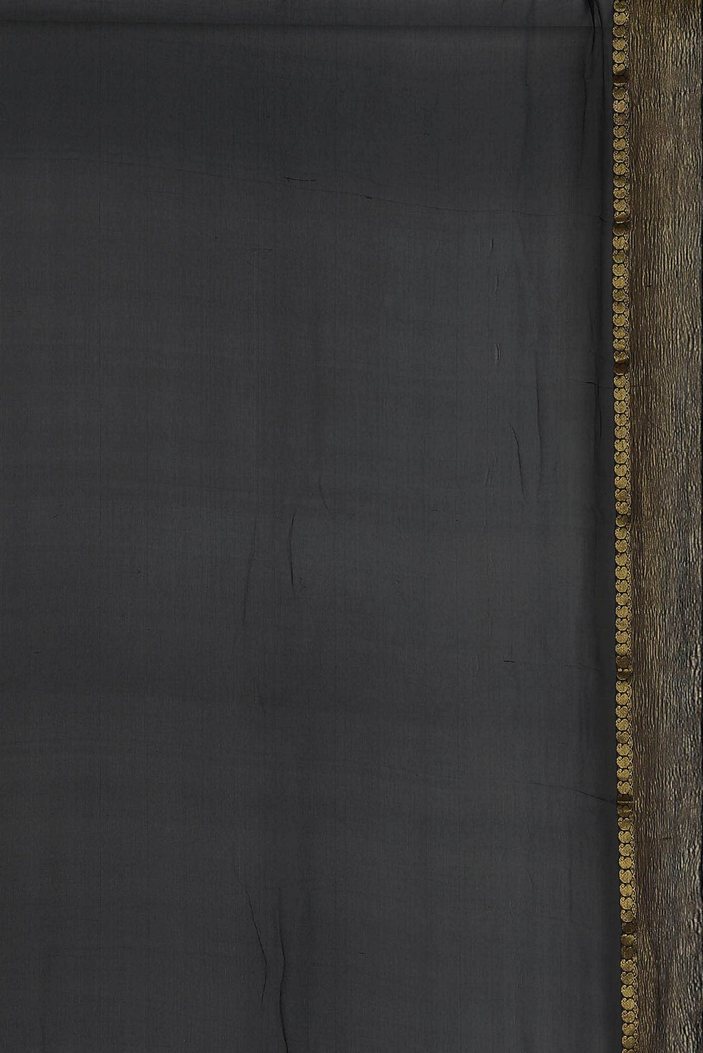 Black Mysore Chiffon Saree