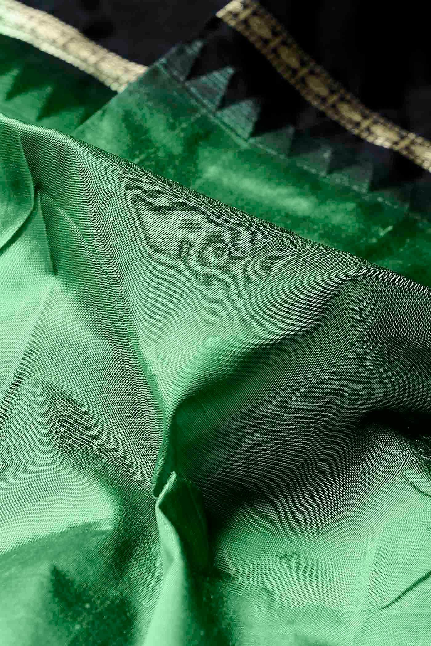 Green Blended Bangalore Silk Saree