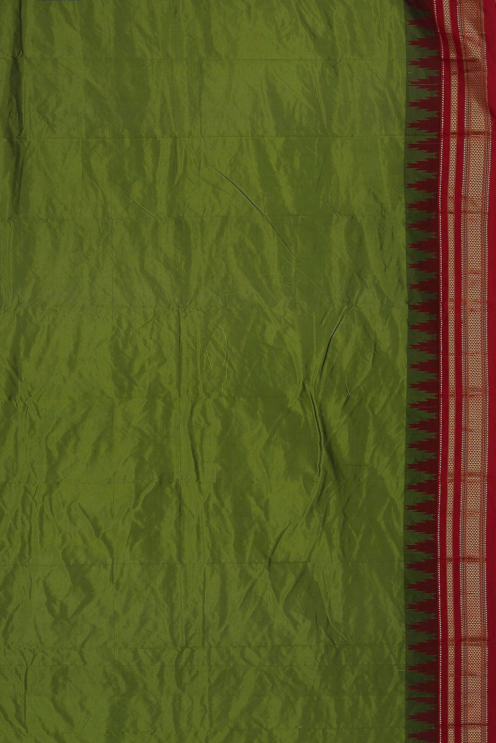 Green Blended Bangalore Silk Saree