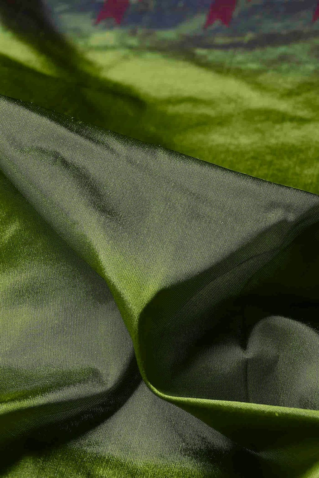 Green Blended Bangalore Silk Saree