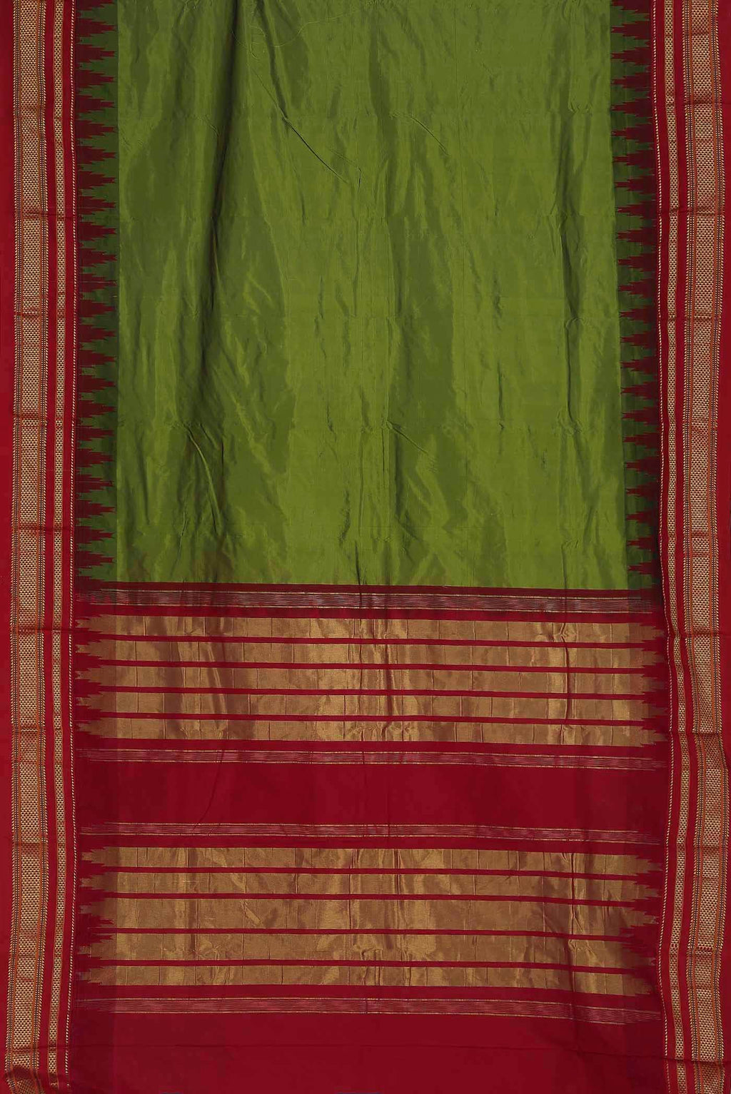 Green Blended Bangalore Silk Saree