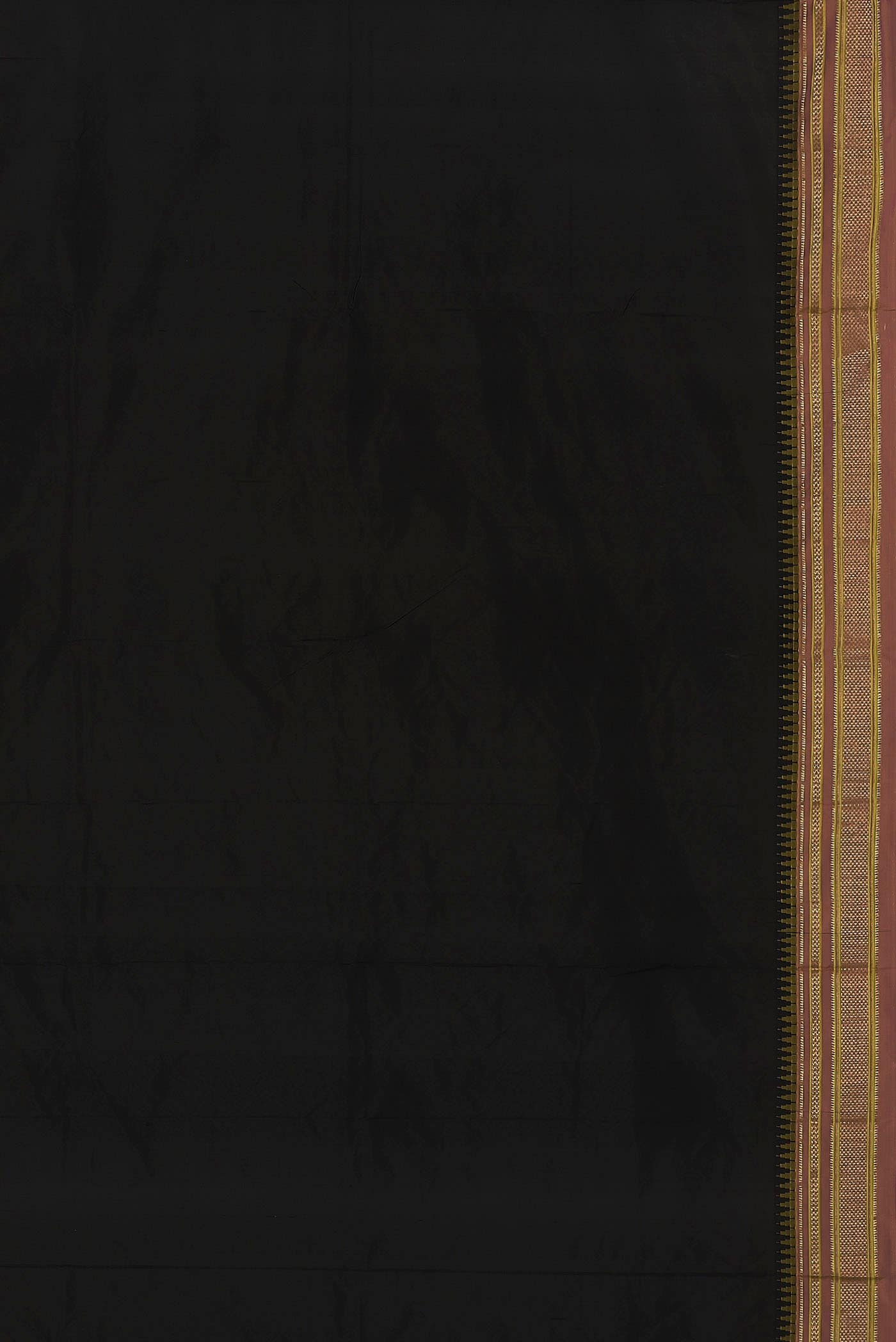 Black Blended Bangalore Silk Saree