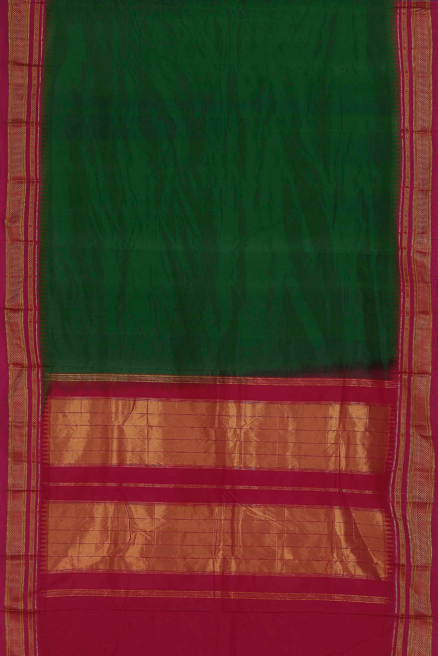 Green Blended Bangalore Silk Saree