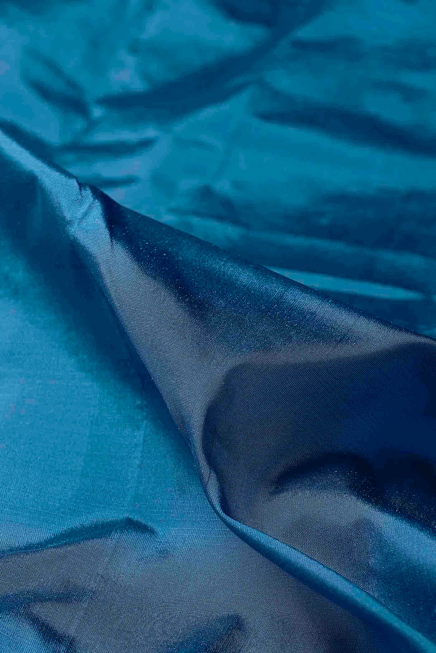 Blue Blended Bangalore Silk Saree