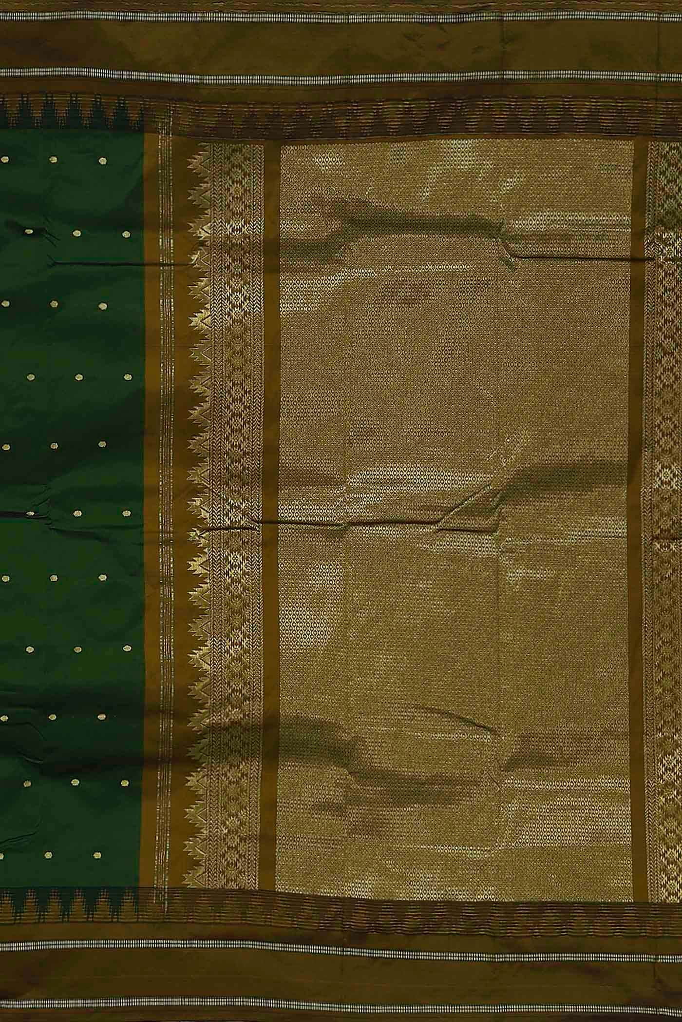 Green Blended Bangalore Silk Saree
