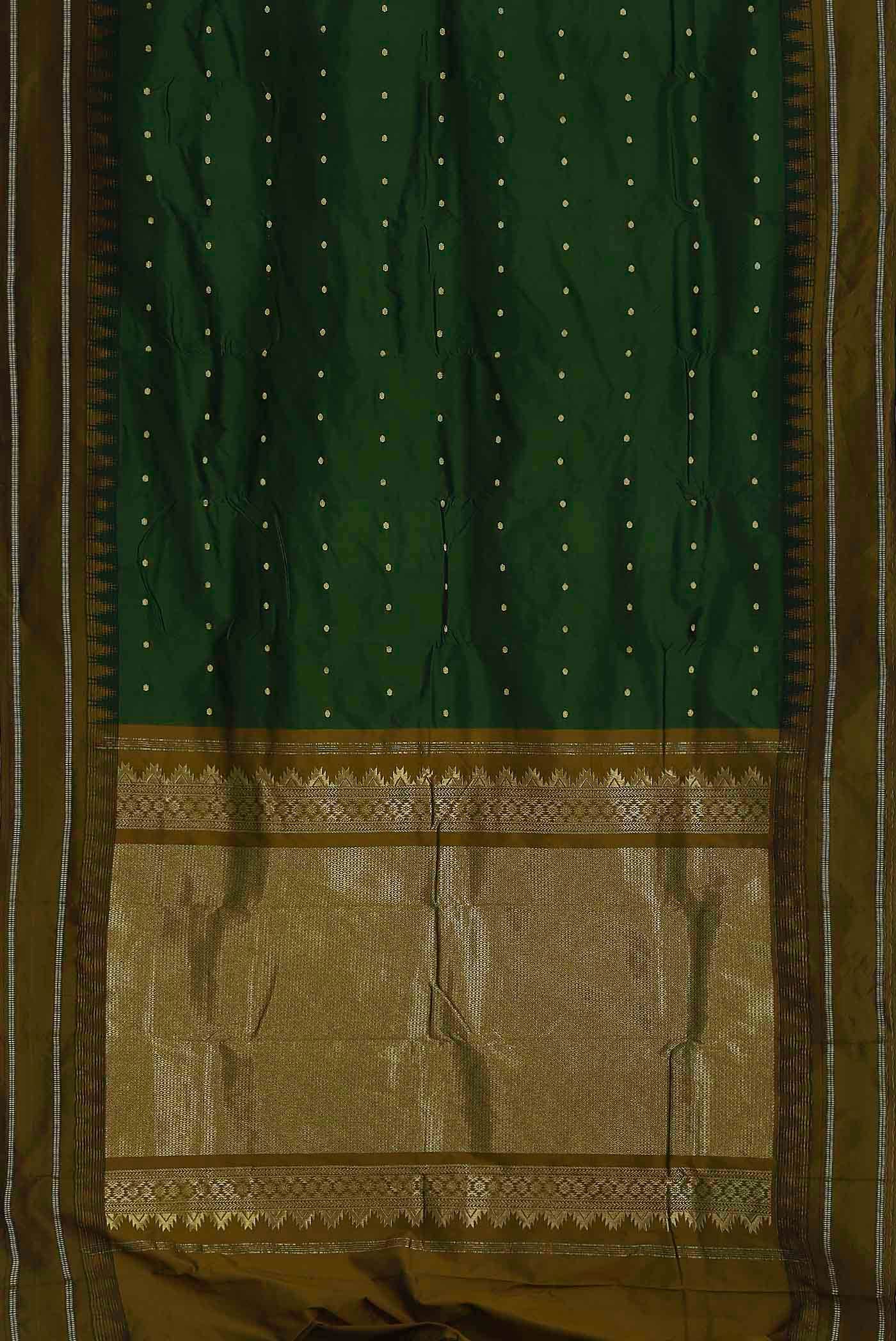 Green Blended Bangalore Silk Saree