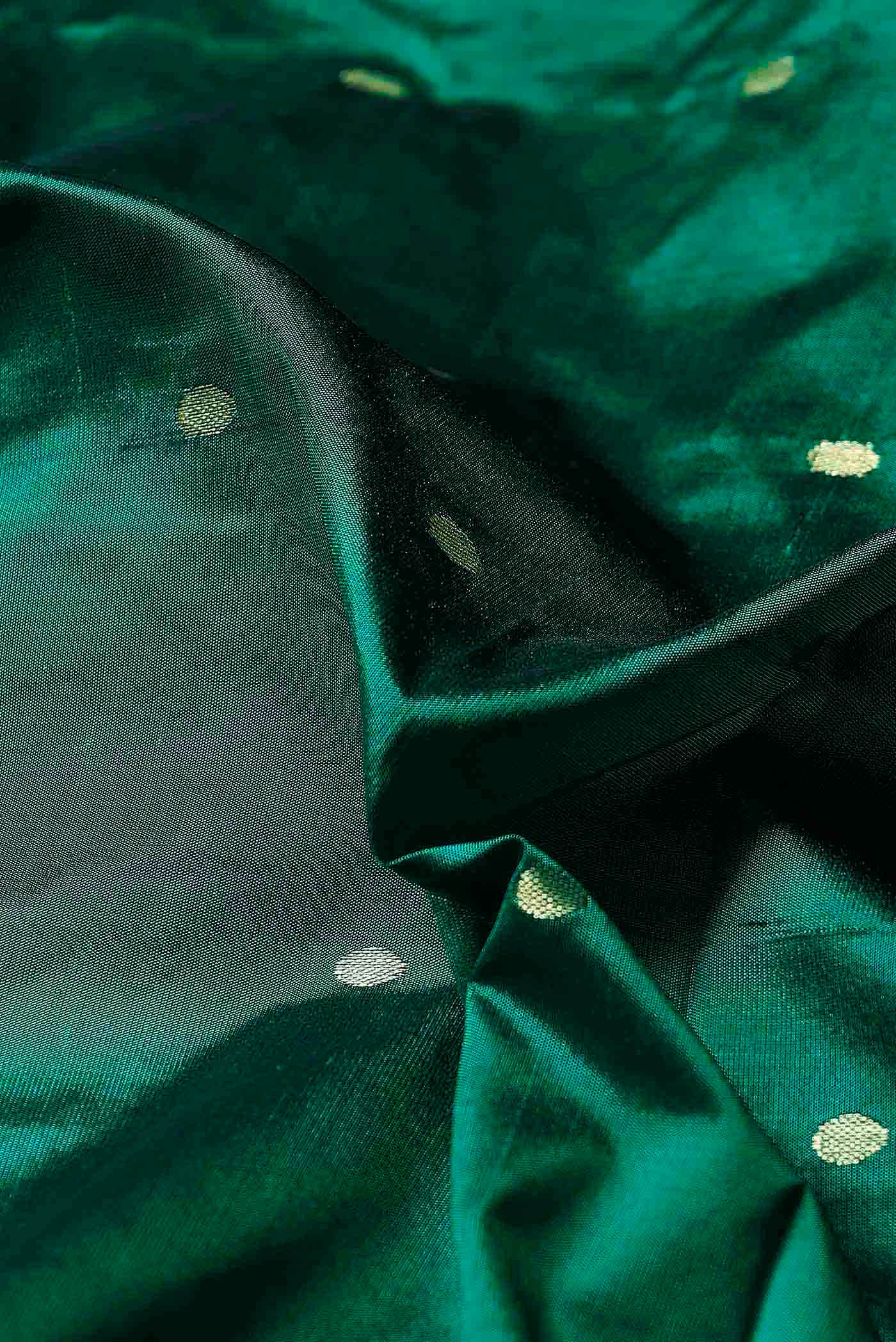 Green Blended Bangalore Silk Saree