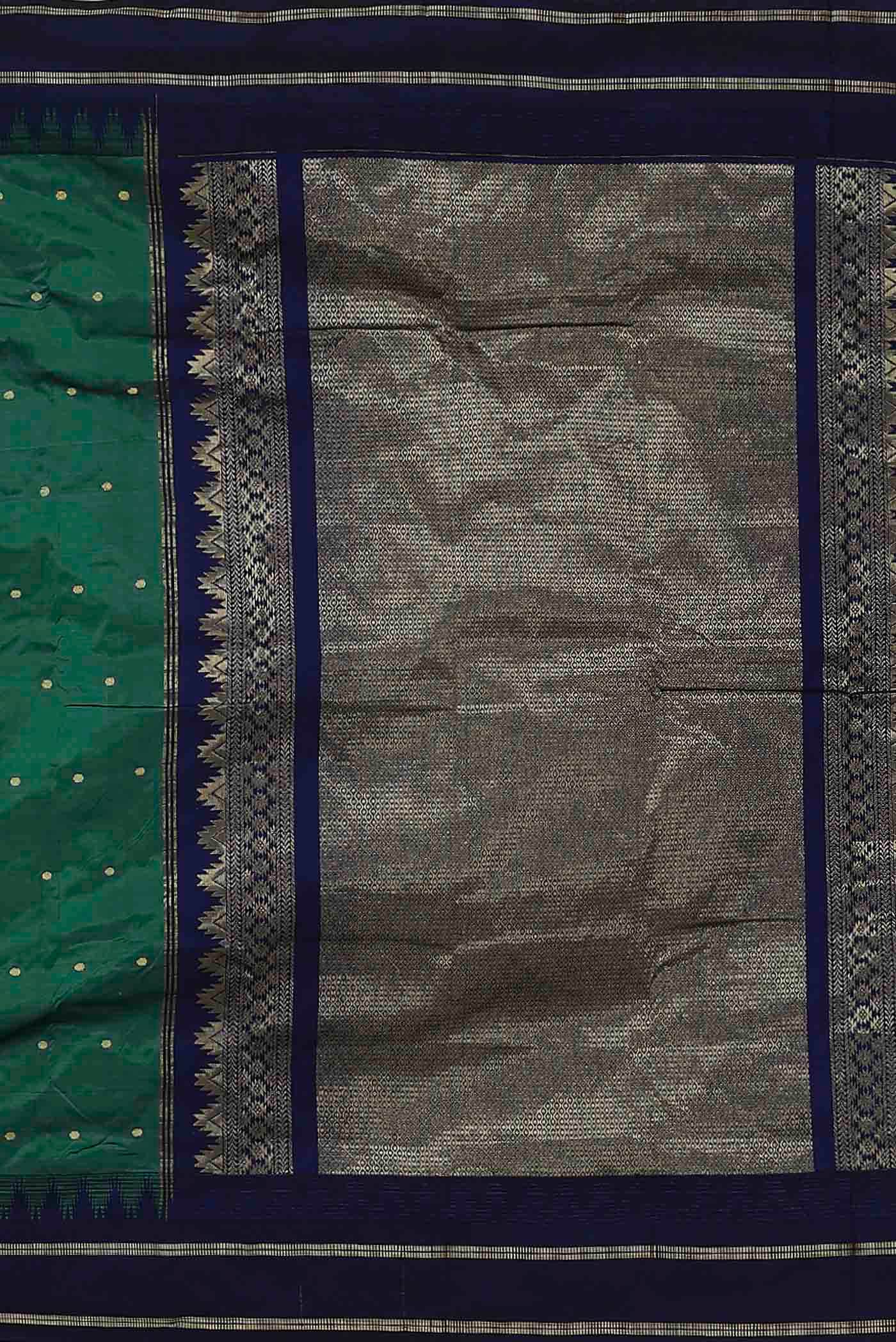 Green Blended Bangalore Silk Saree
