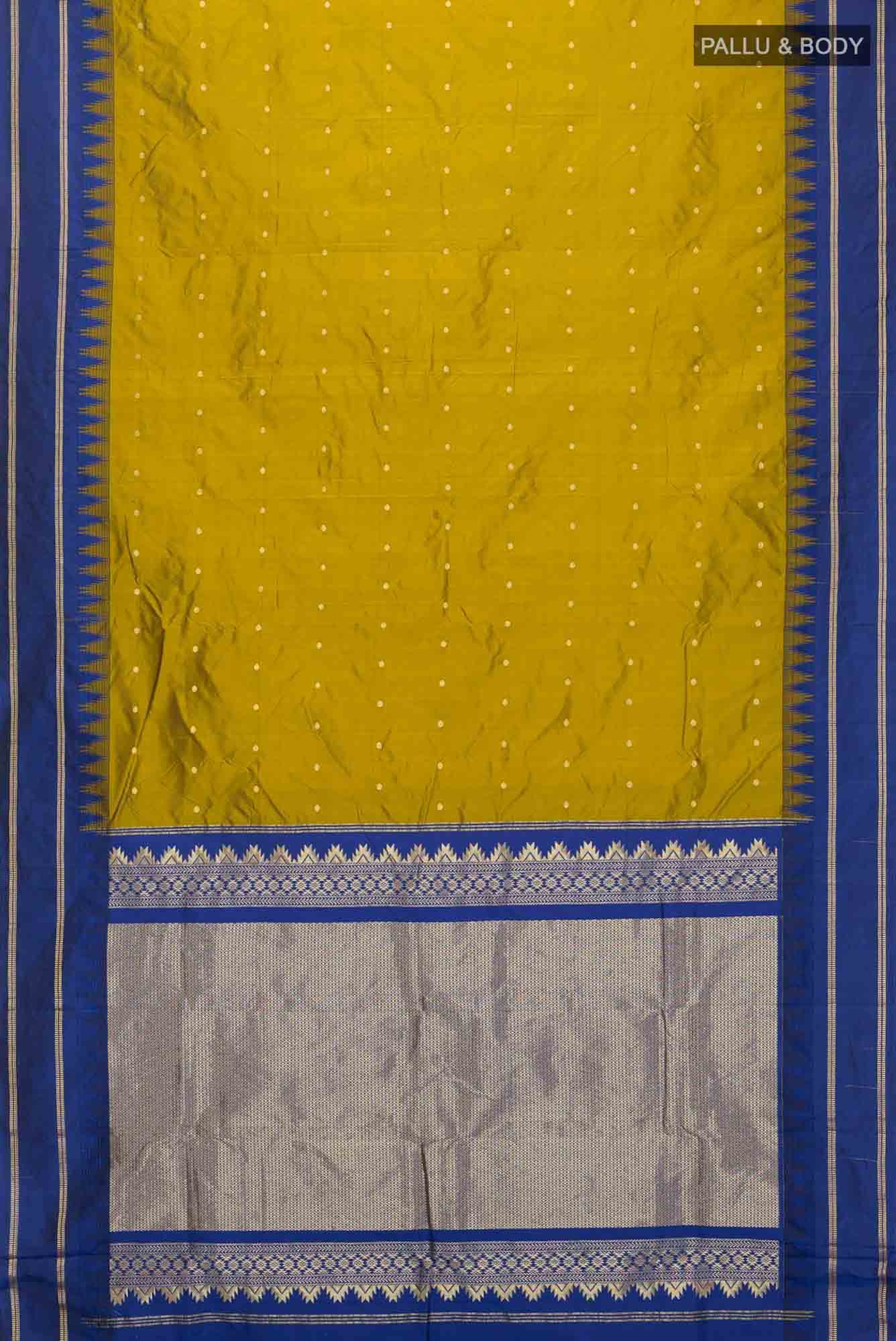 Mehandi Green Bangalore Silk Saree