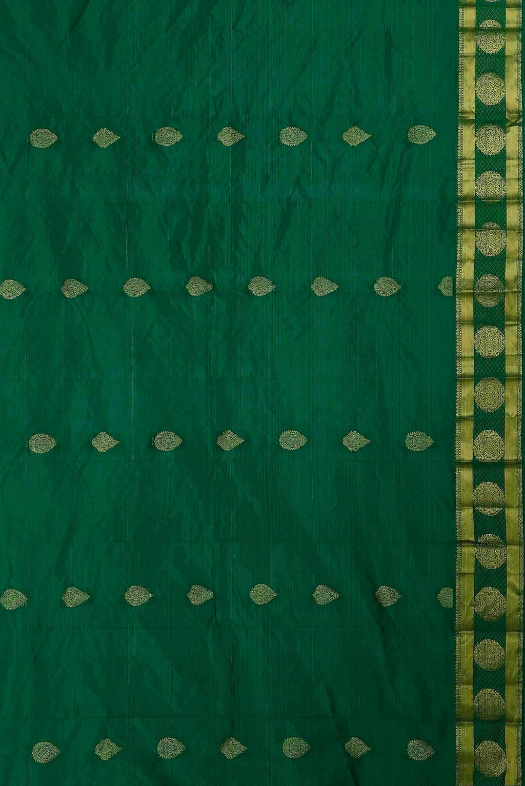 Green Blended Bangalore Silk Saree