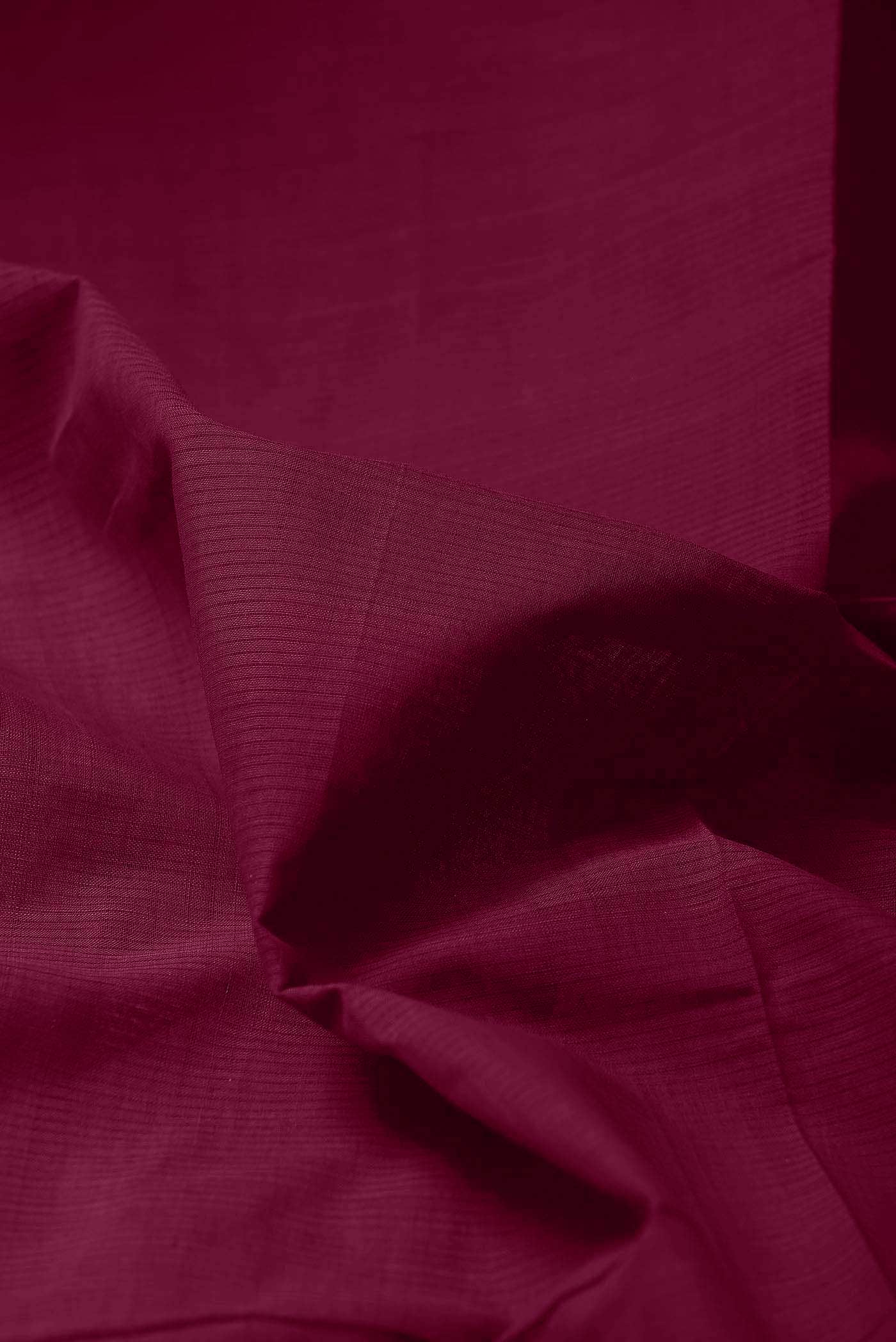 Dark Pink Mangalagiri Cotton Saree