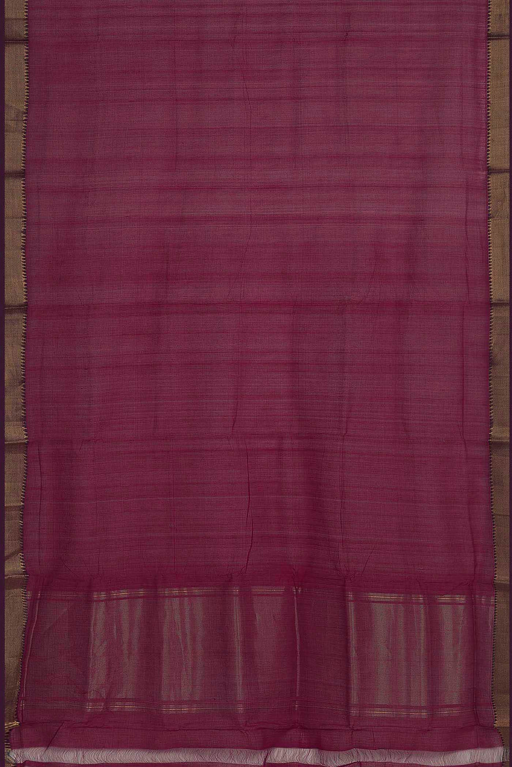 Dark Pink Mangalagiri Cotton Saree
