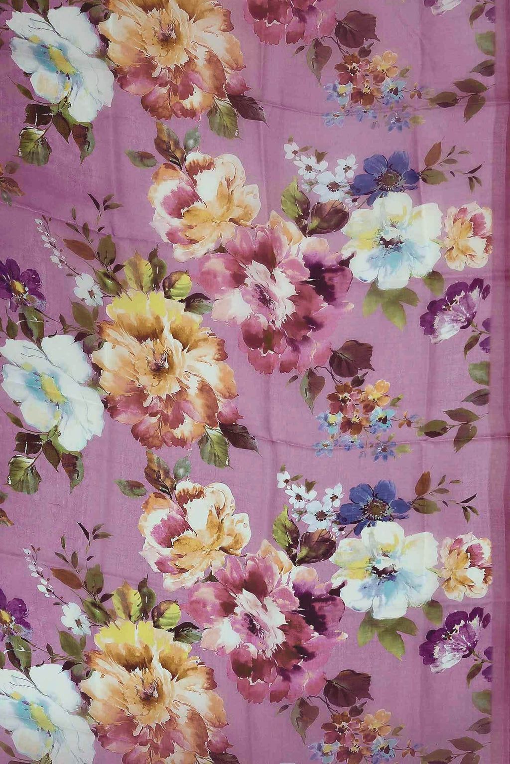 Lavender Organza Silk Saree