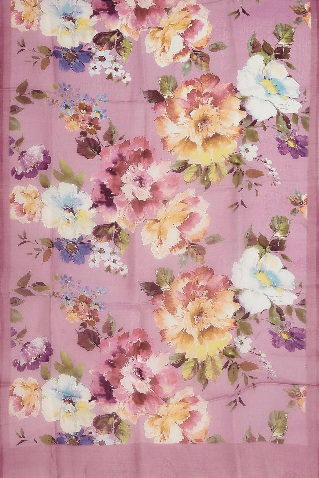 Lavender Organza Silk Saree