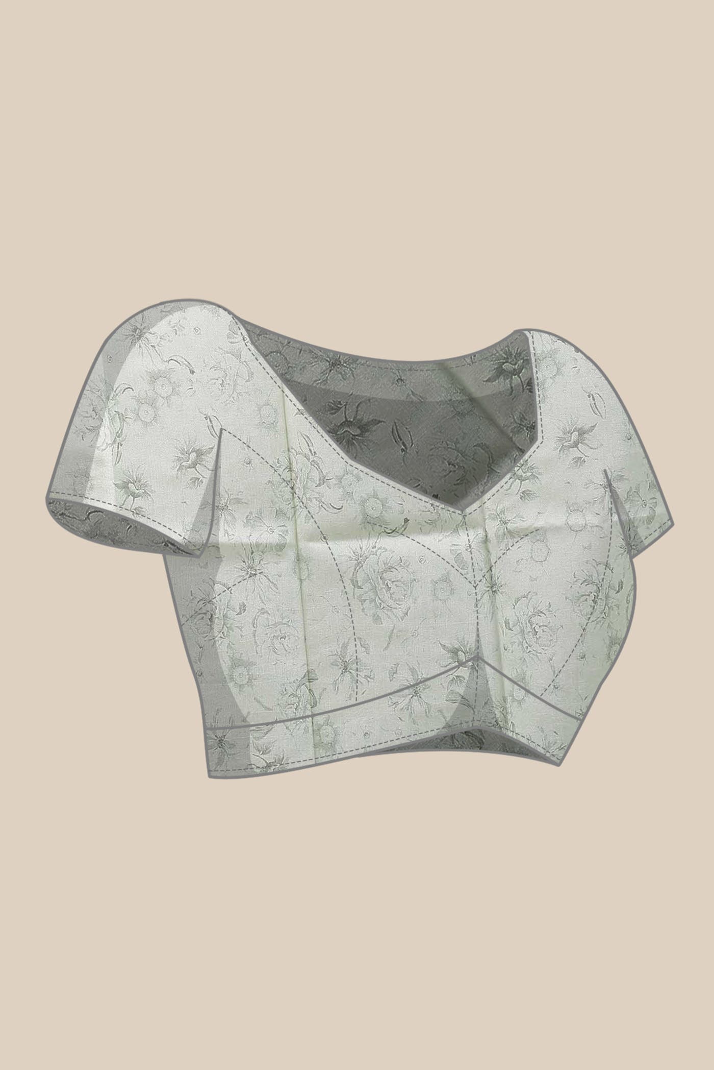 Green Organza Silk Saree