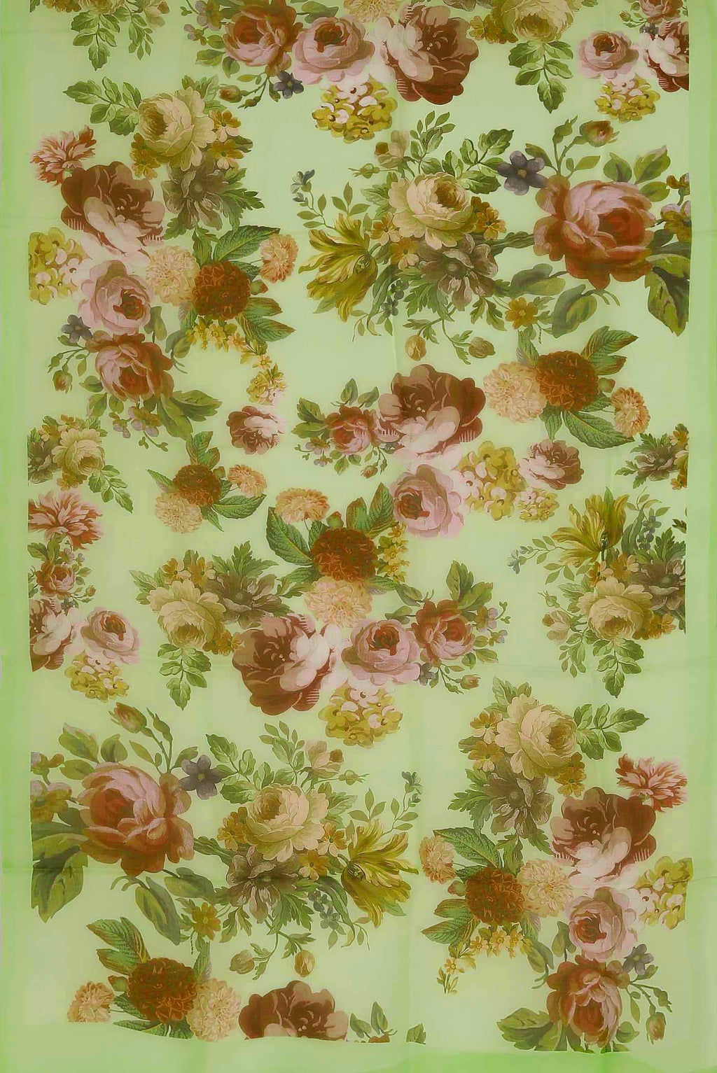 Green Organza Silk Saree