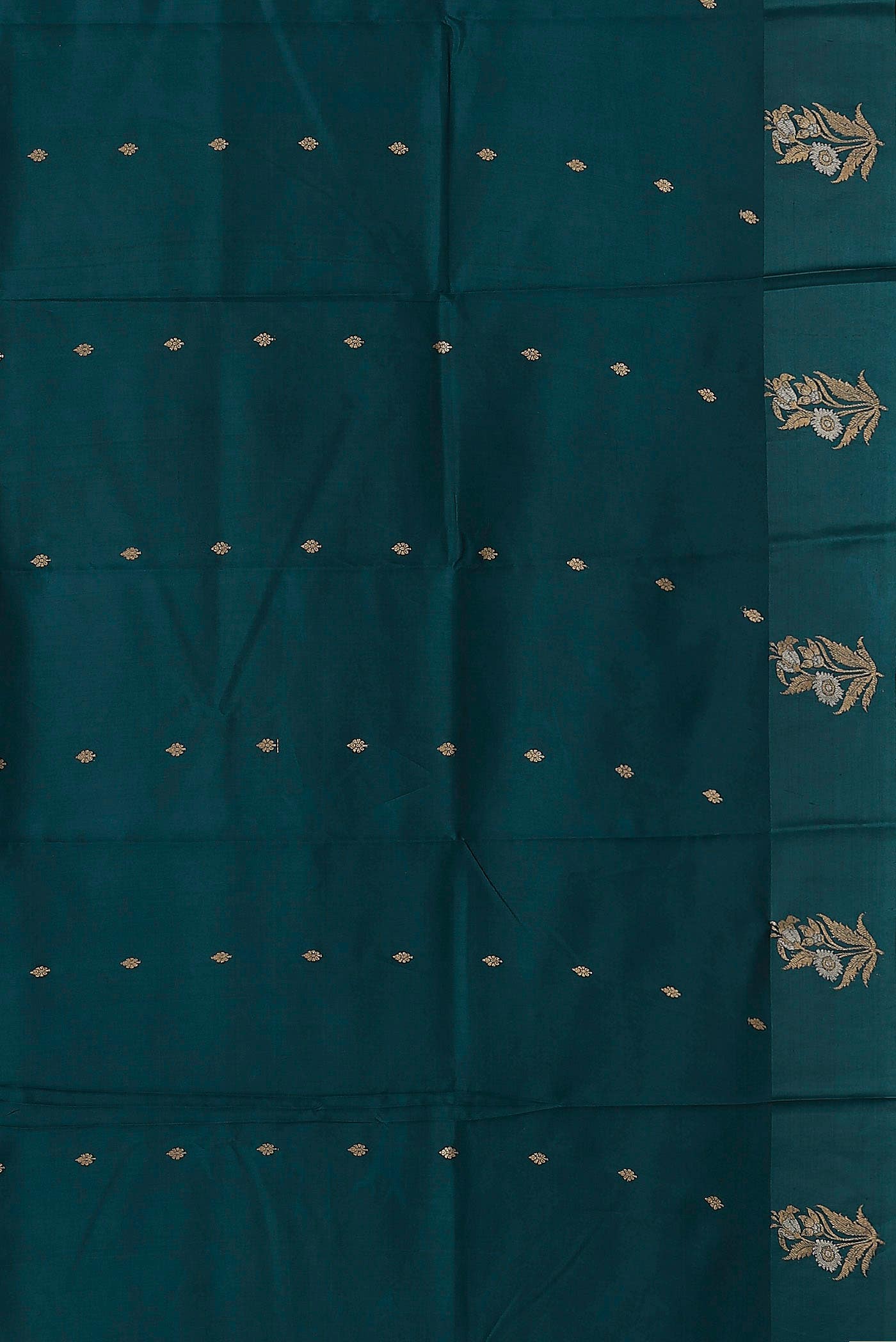 Blue Banarasi Katan Silk Saree