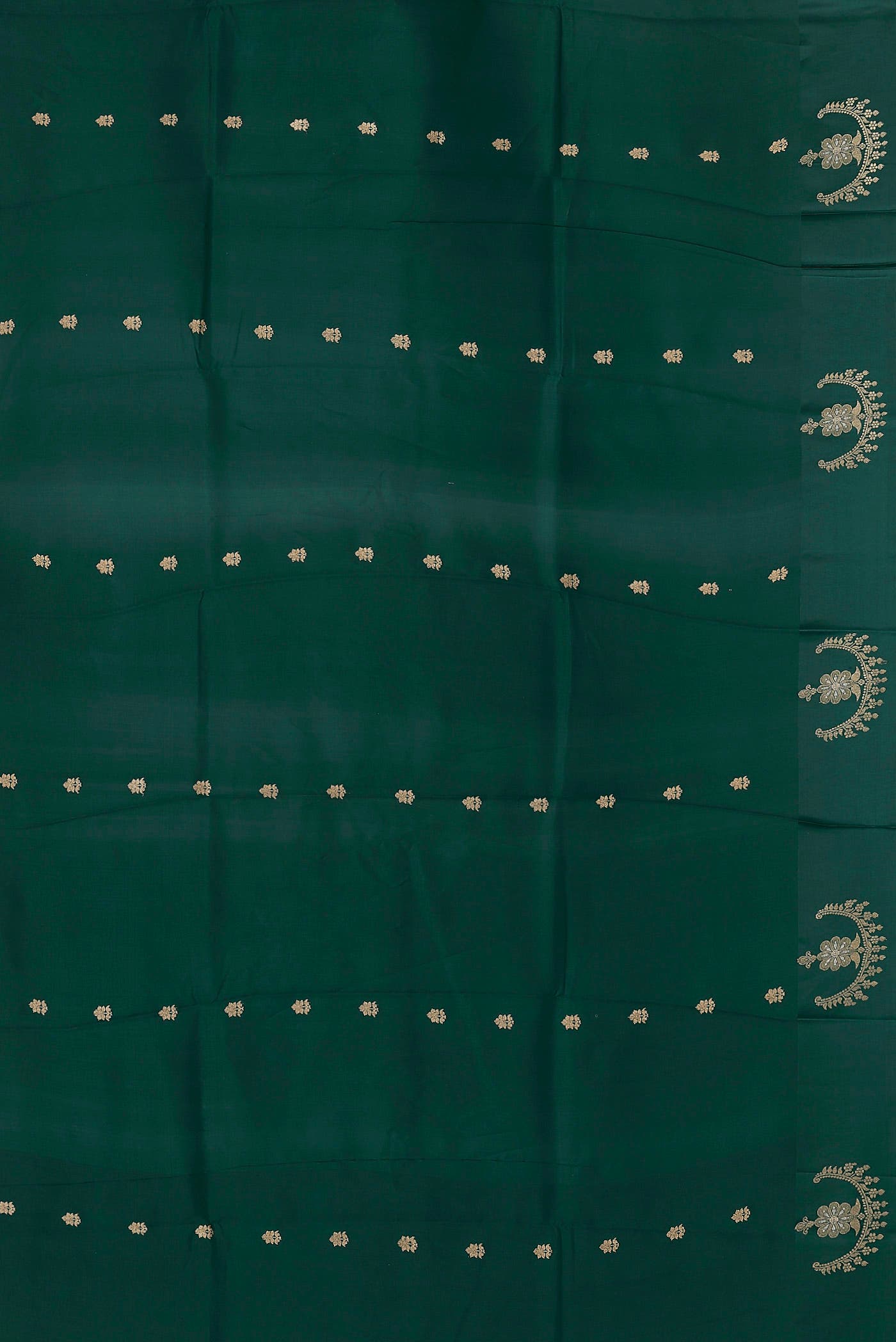 Green Banarasi Katan Silk Saree