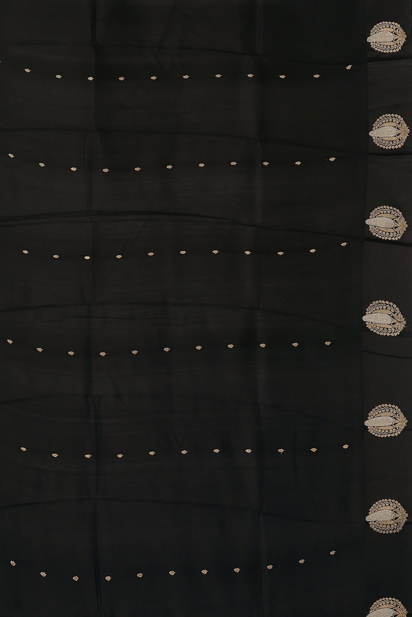 Black Banarasi Katan Silk Saree