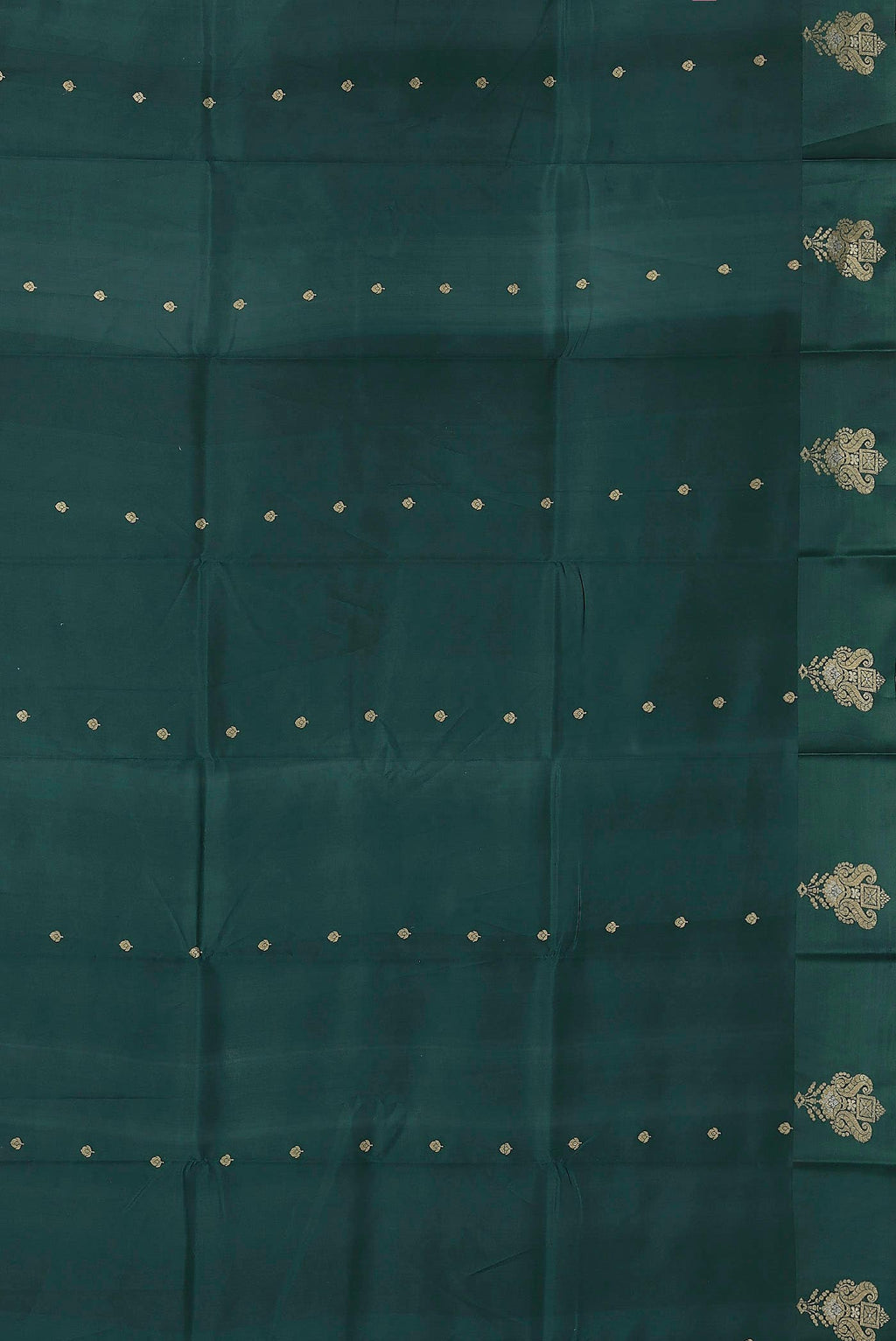 Green Banarasi Katan Silk Saree