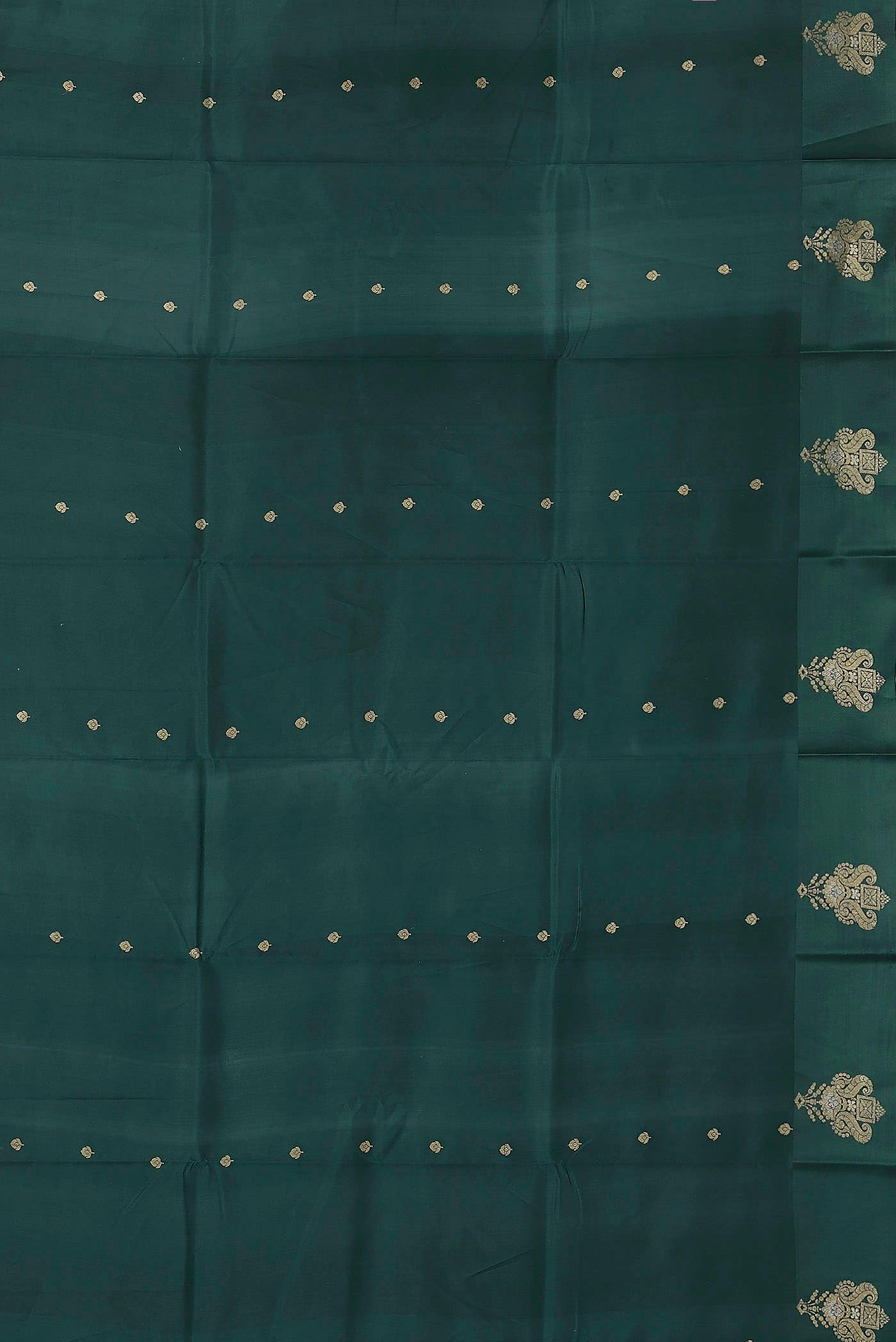 Green Banarasi Katan Silk Saree