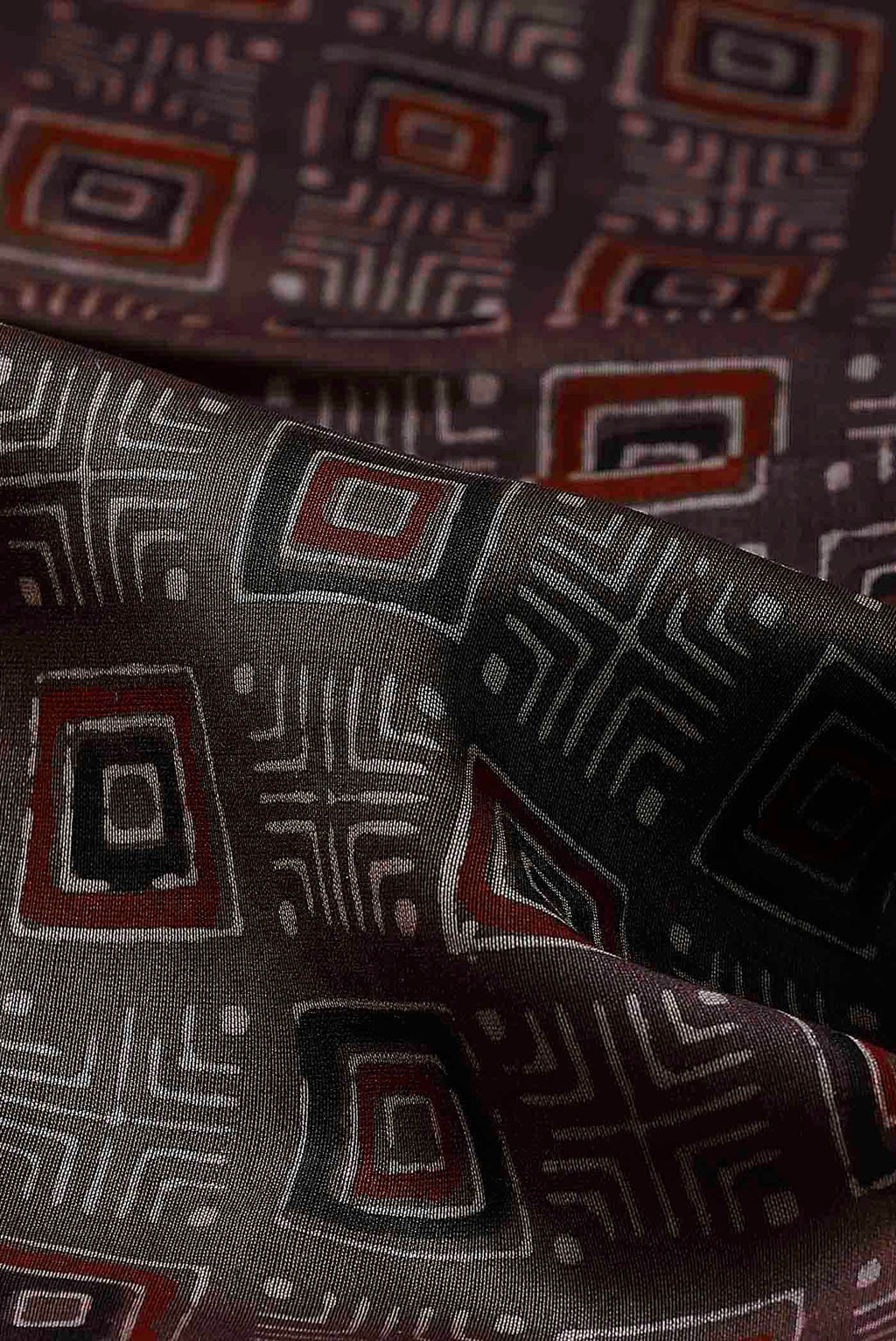 Brown Maheshwari Silk Cotton Saree