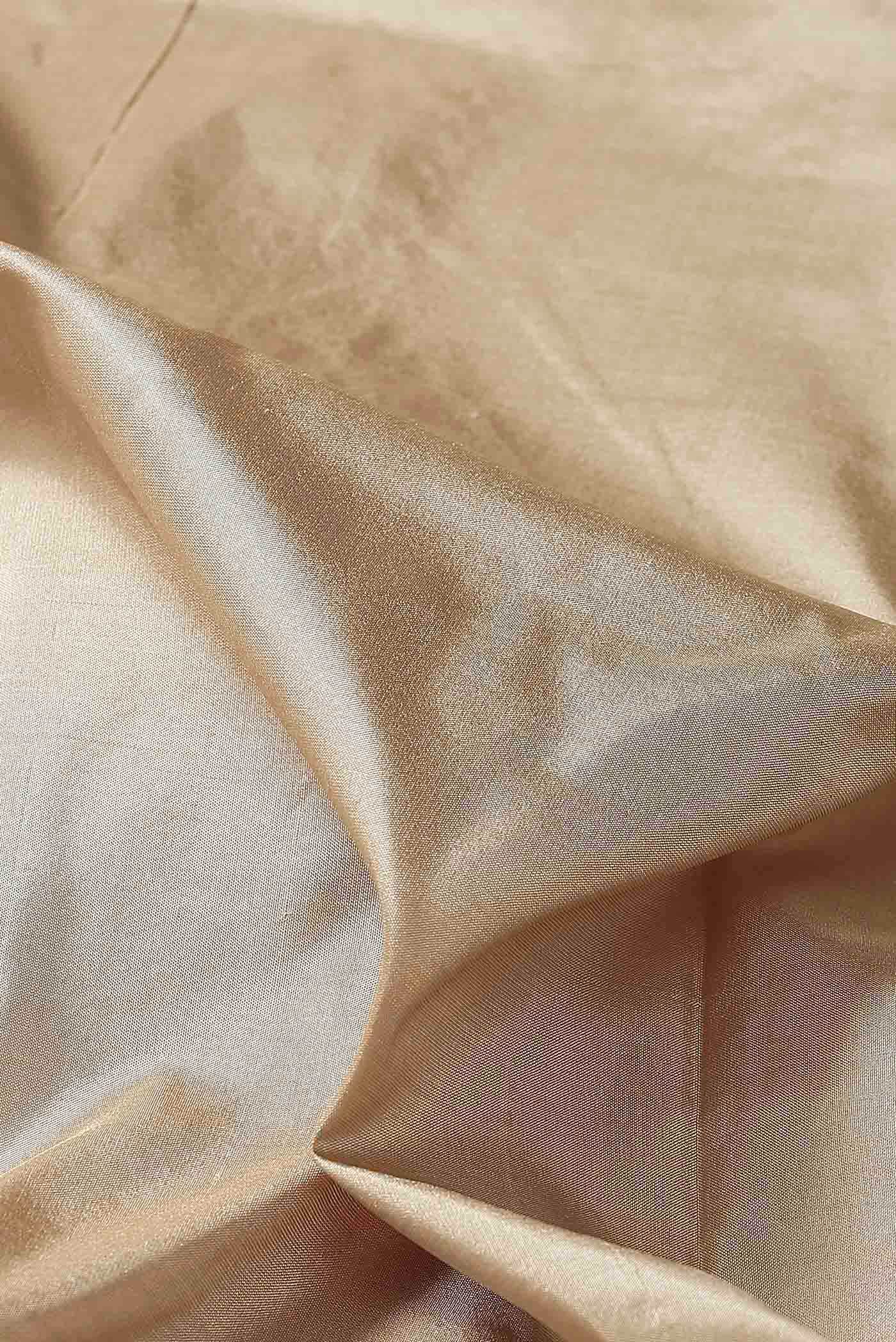 Beige Bangalore Silk Saree