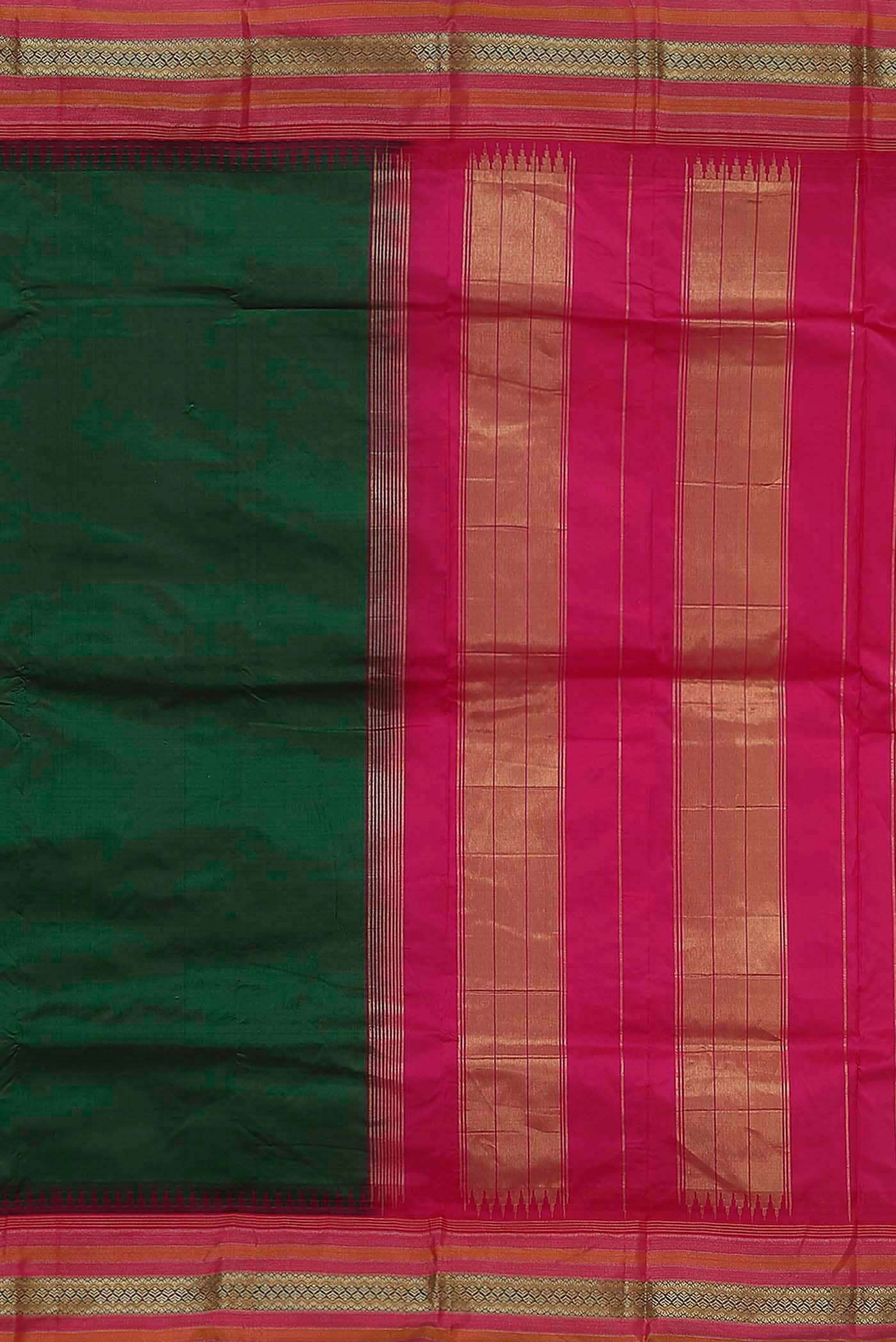 Green Bangalore Silk Saree