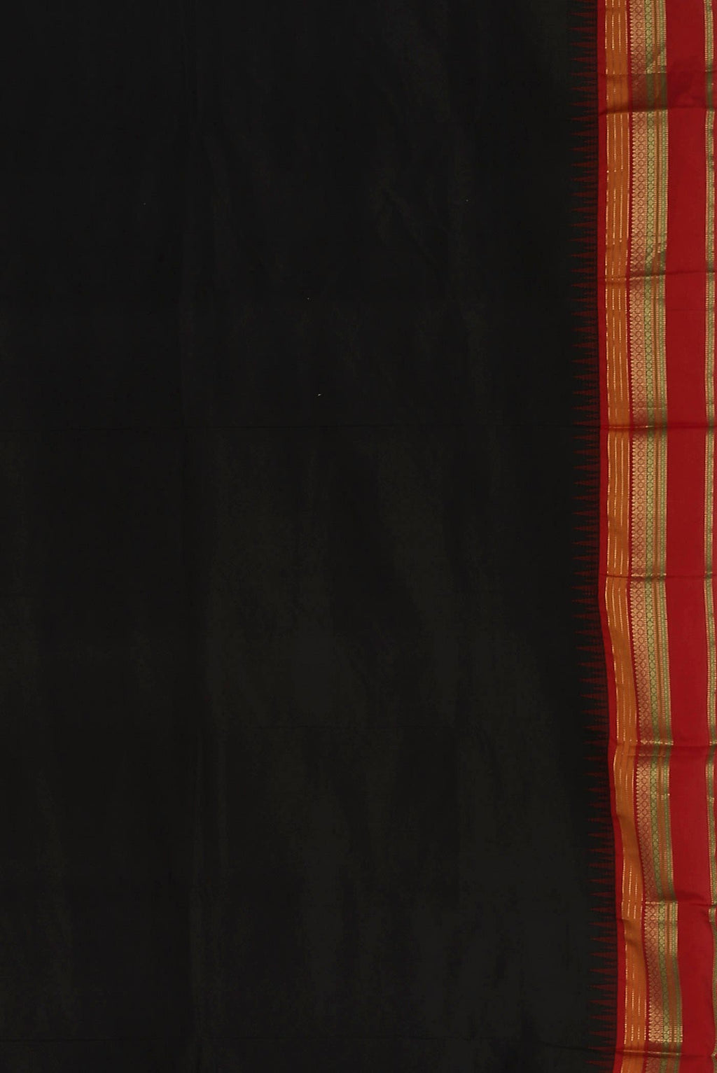 Black Bangalore Silk Saree