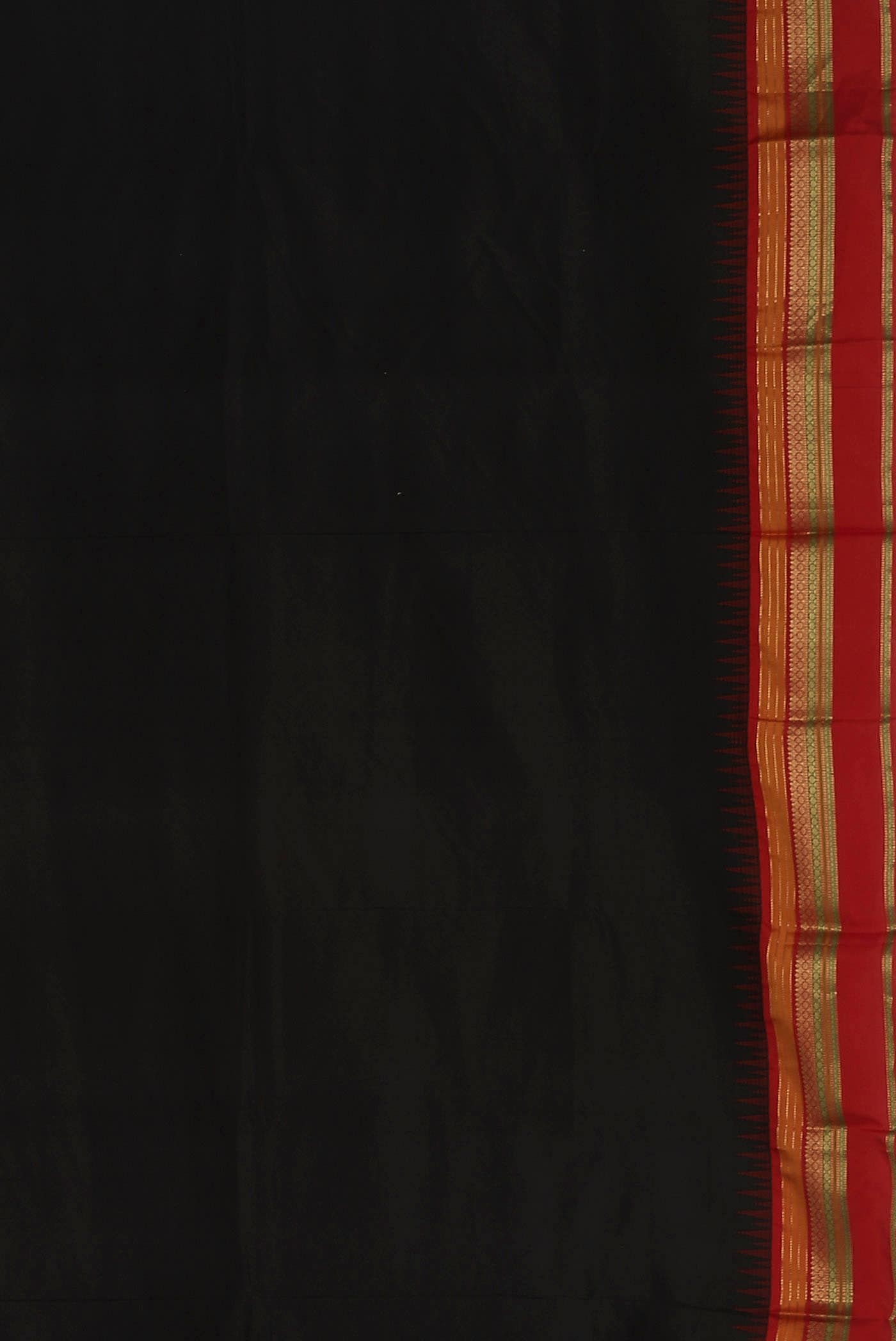Black Bangalore Silk Saree