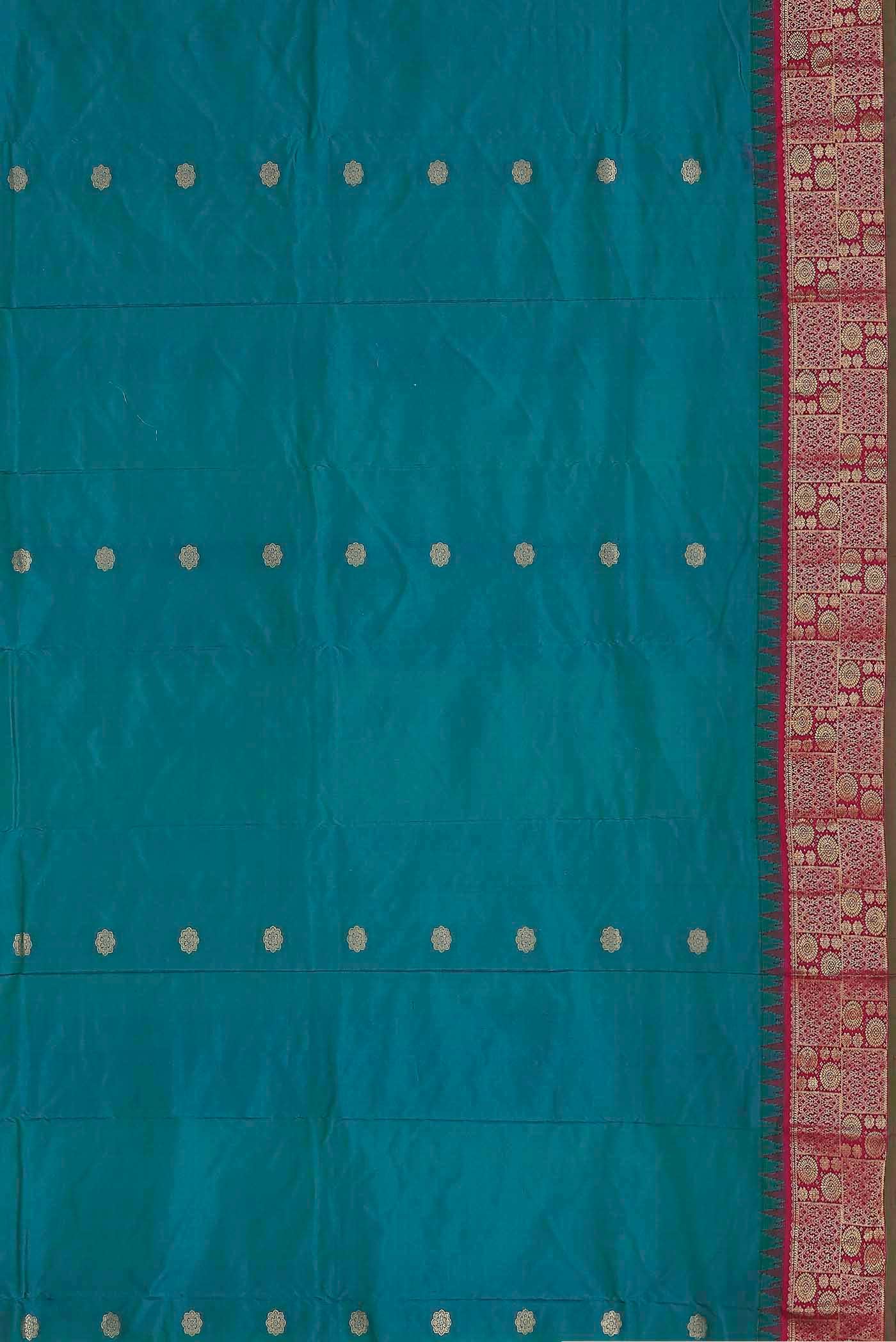 Blue Bangalore Silk Saree