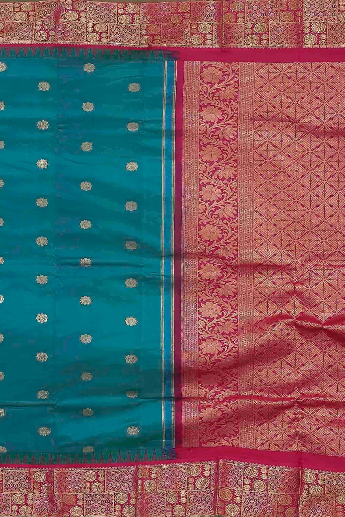 Blue Bangalore Silk Saree