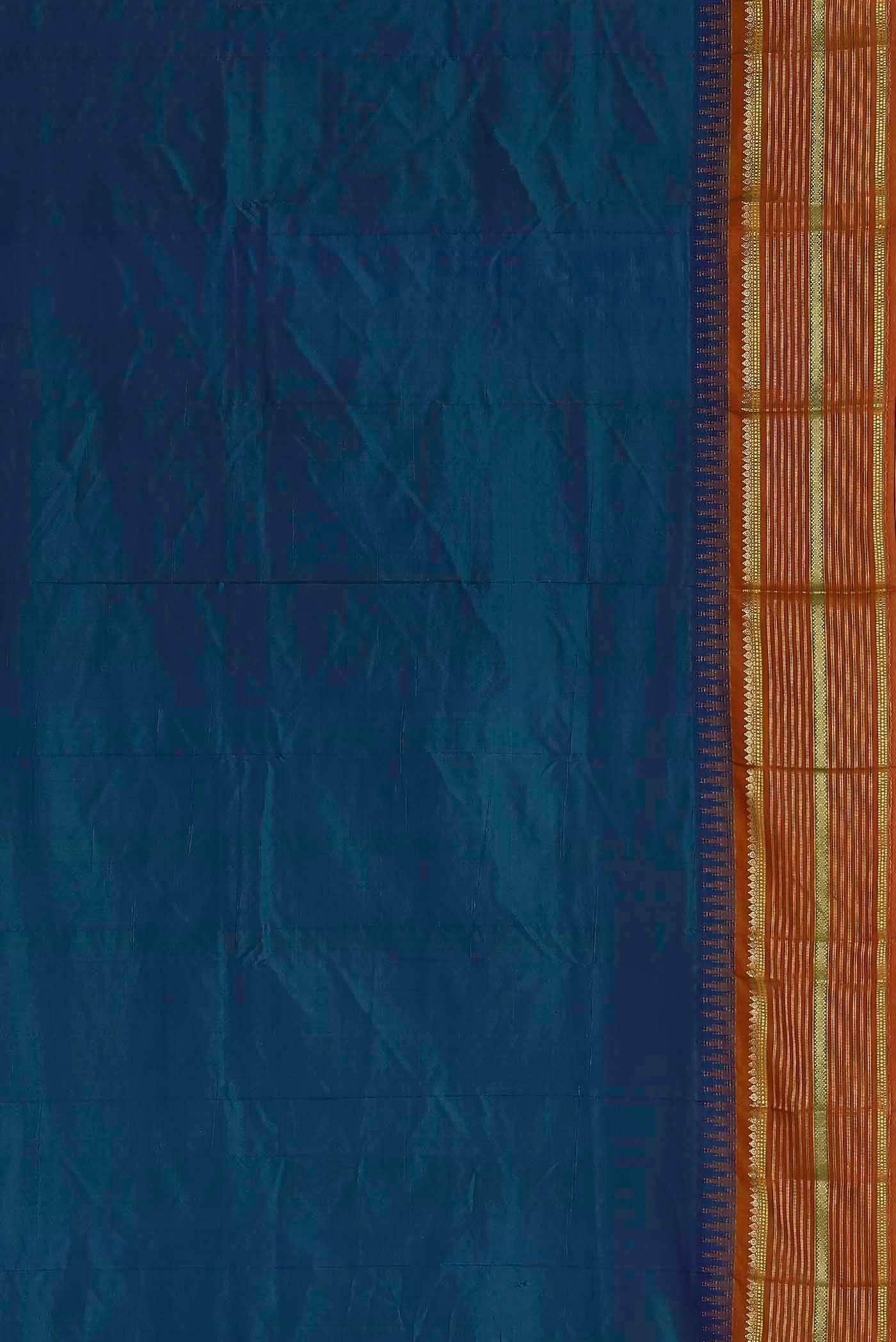 Blue Bangalore Silk Saree