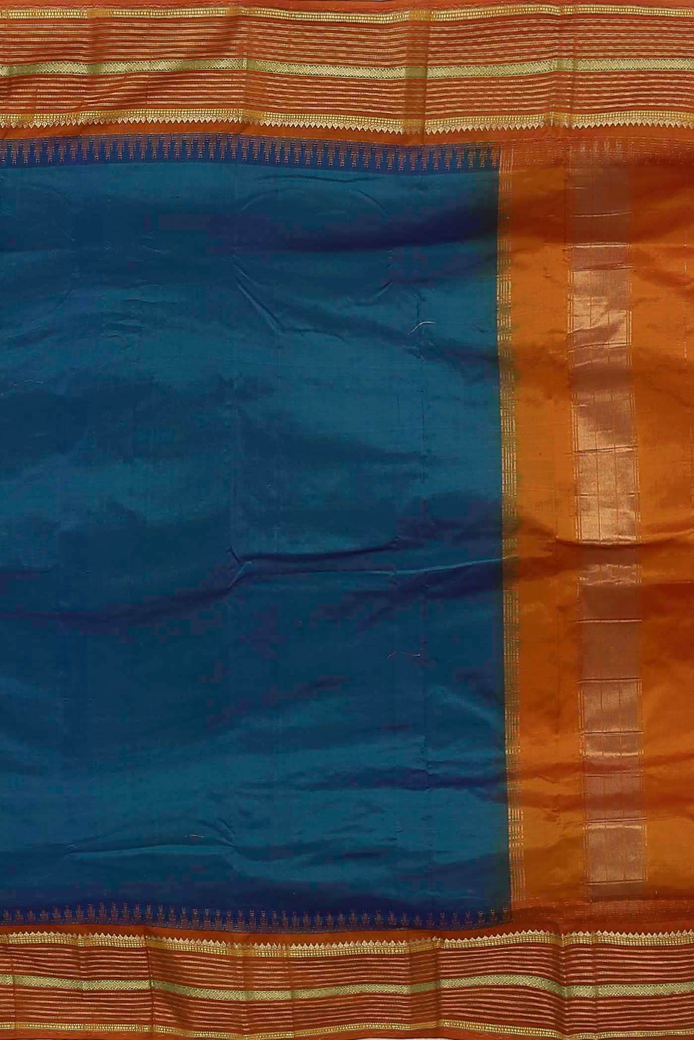 Blue Bangalore Silk Saree
