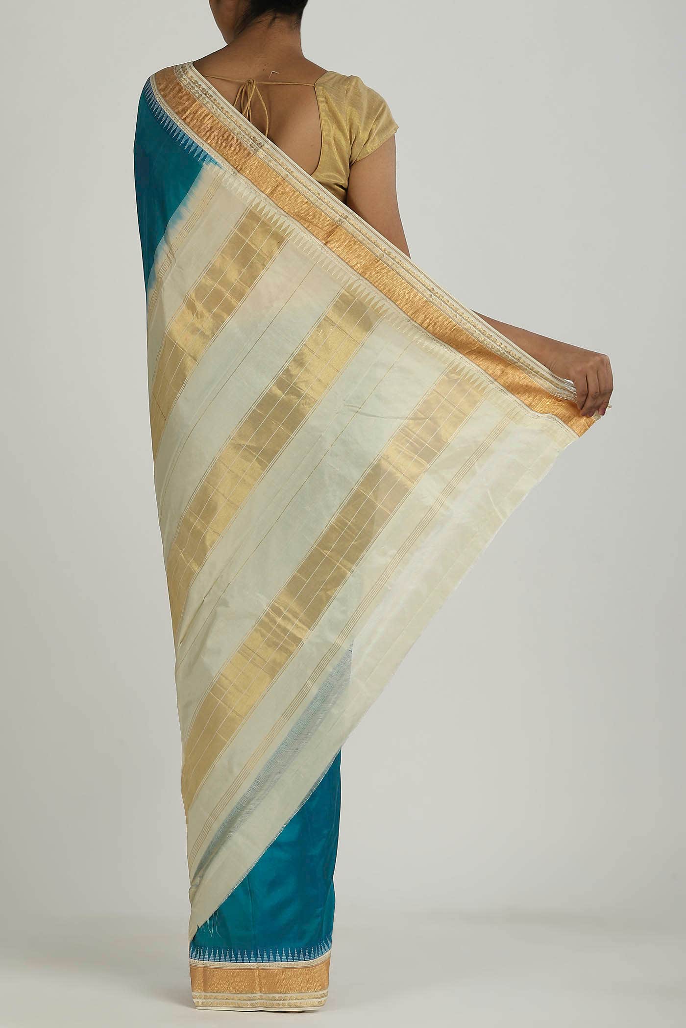 Blue Bangalore Silk Saree