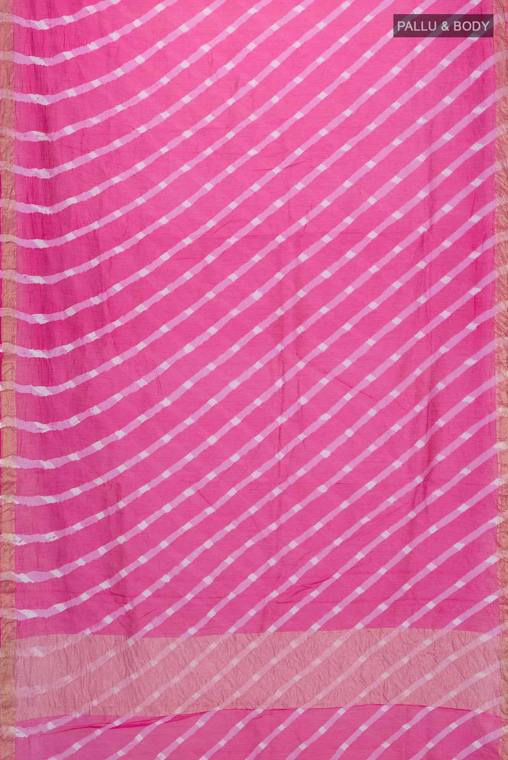 Rose pink Chanderi Silk Cotton Saree